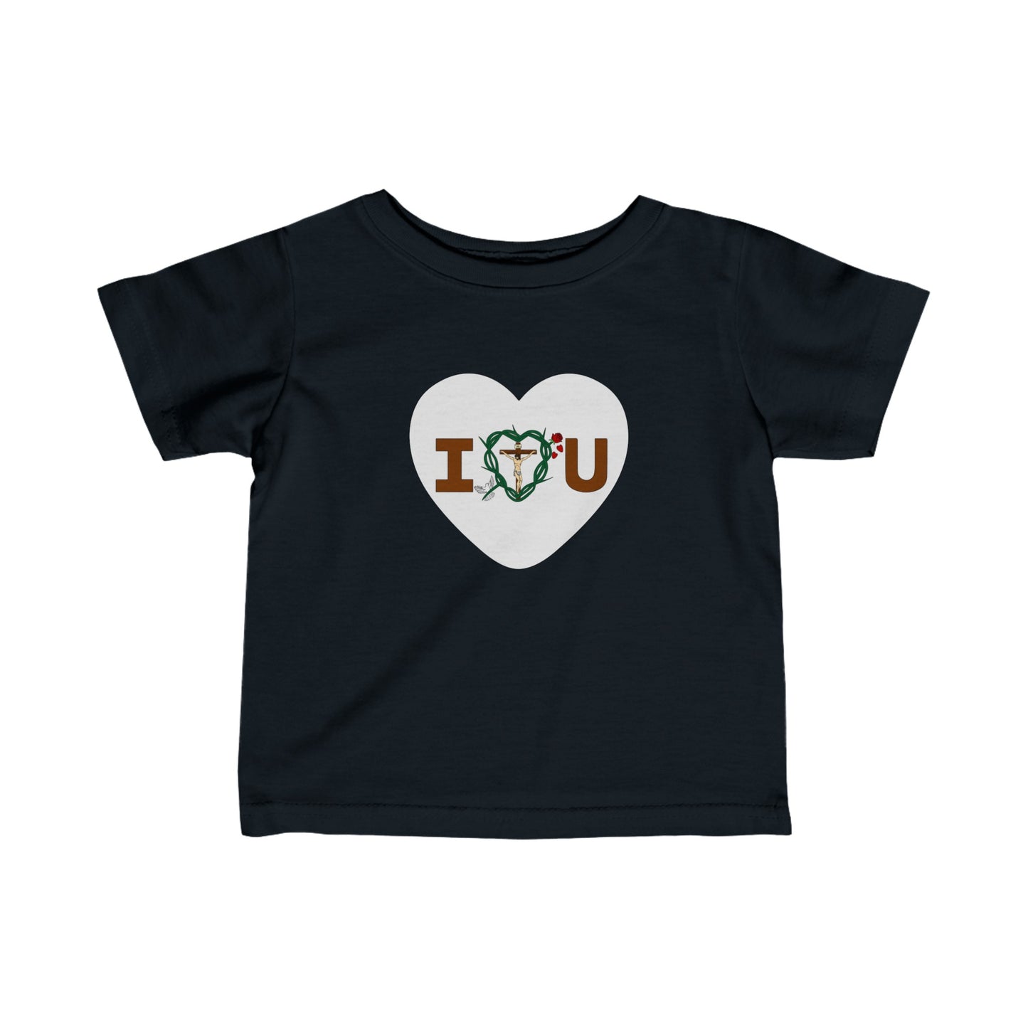 Message of Love, Heart Infant Fine Jersey Tee