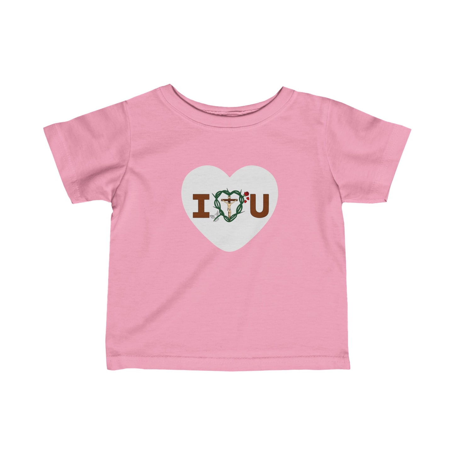 Message of Love, Heart Infant Fine Jersey Tee