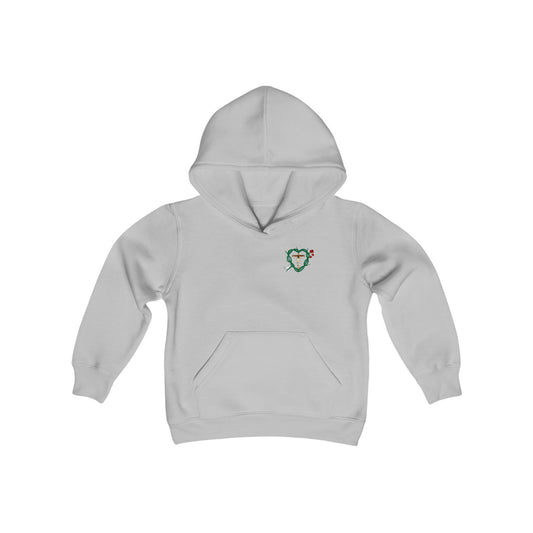 Our Shield, S Youth Heavy Blend Hooded Sweatshirt