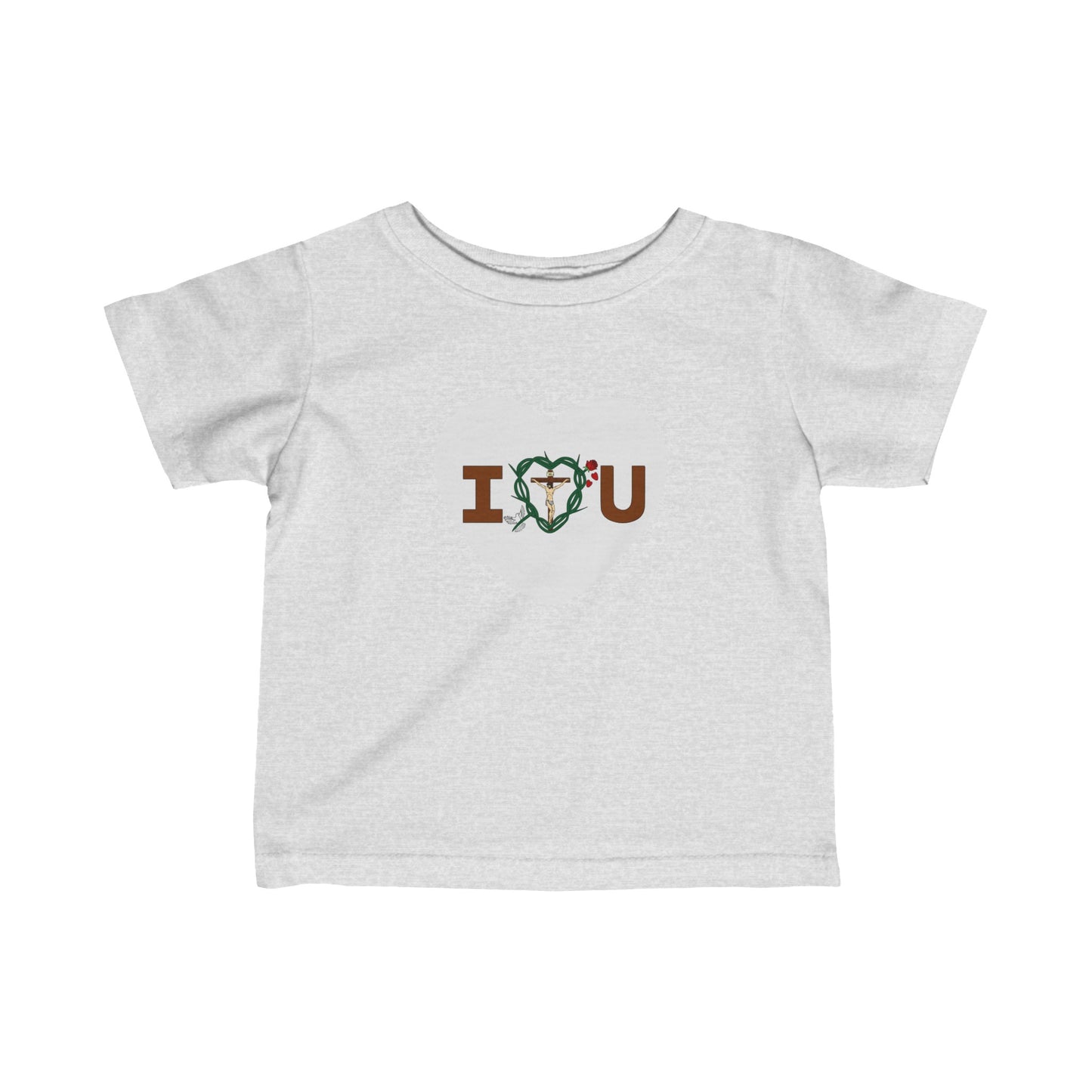 Message of Love, Heart Infant Fine Jersey Tee