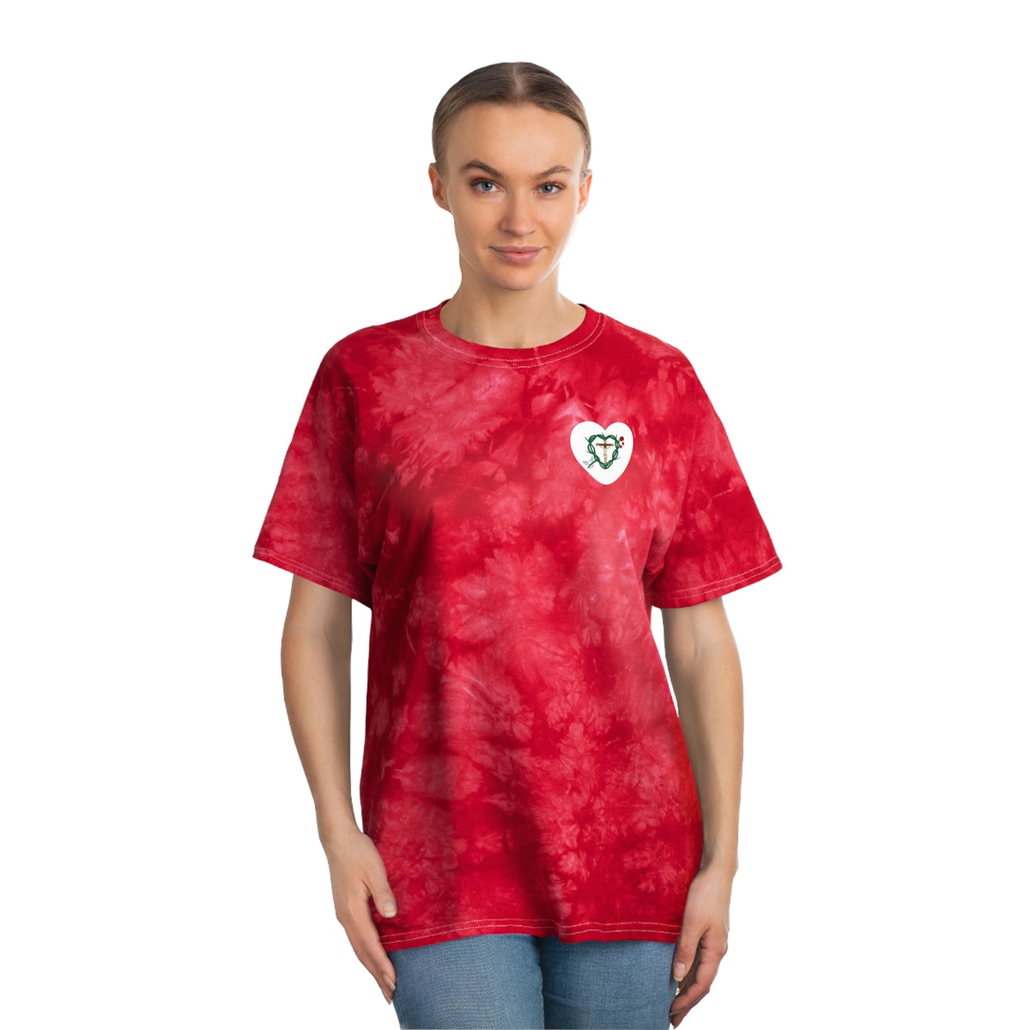 Our Shield, SH Tie-Dye Tee, Crystal