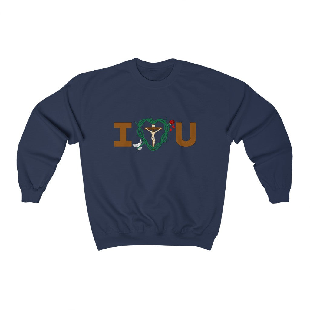 Message of Love, Adult Unisex Heavy Blend™ Crewneck Sweatshirt