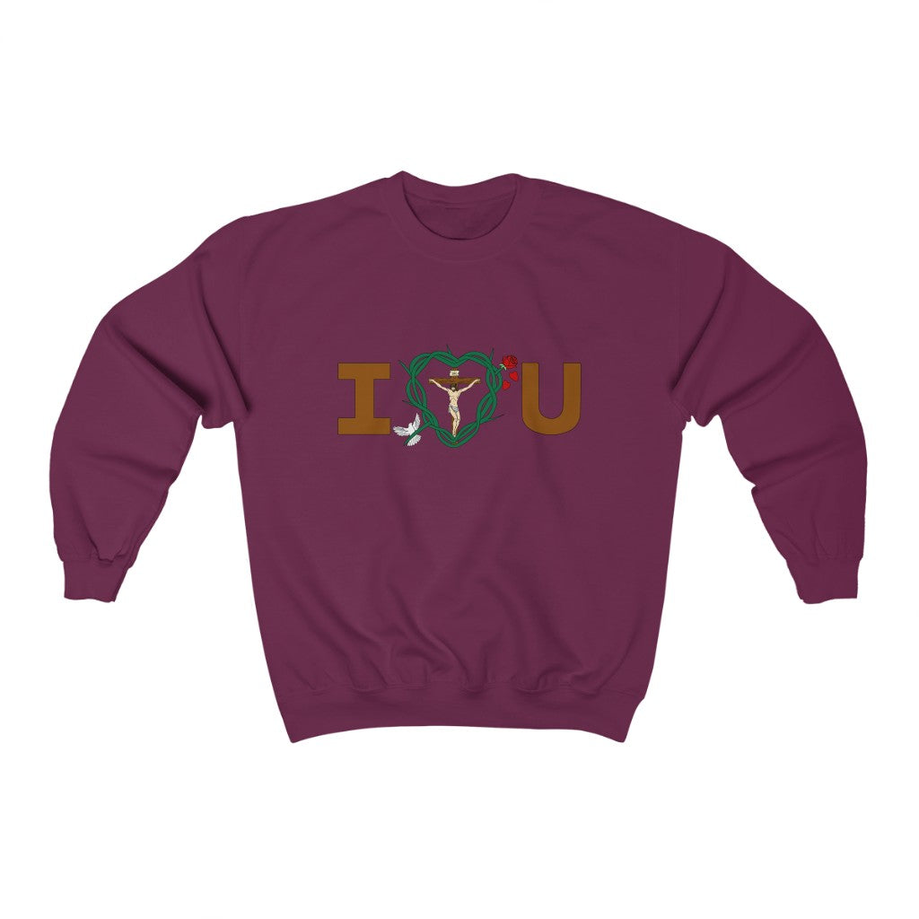 Message of Love, Adult Unisex Heavy Blend™ Crewneck Sweatshirt