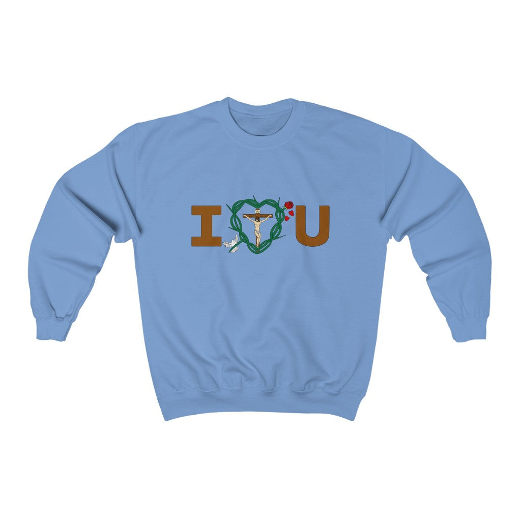 Message of Love, Adult Unisex Heavy Blend™ Crewneck Sweatshirt