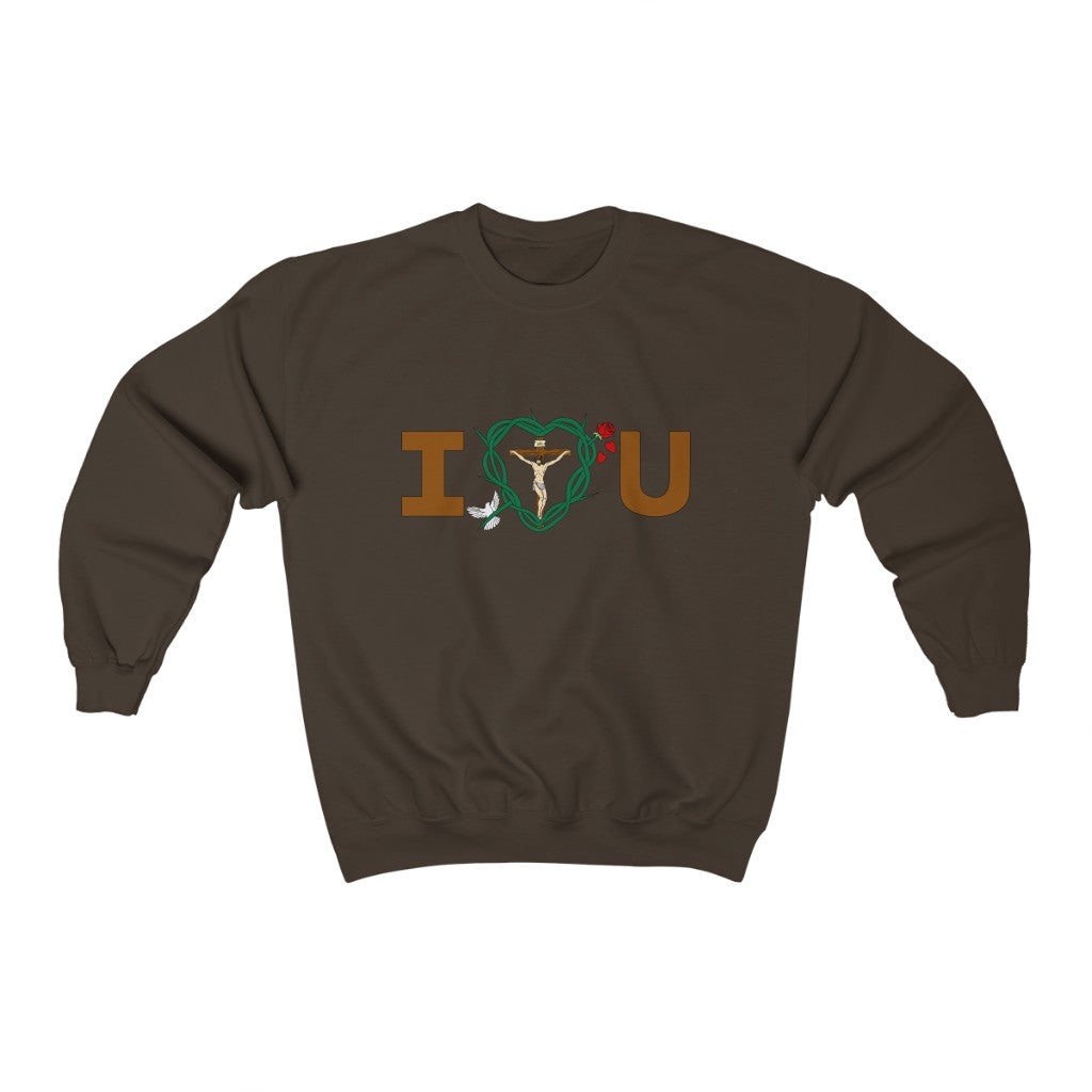 Message of Love, Adult Unisex Heavy Blend™ Crewneck Sweatshirt