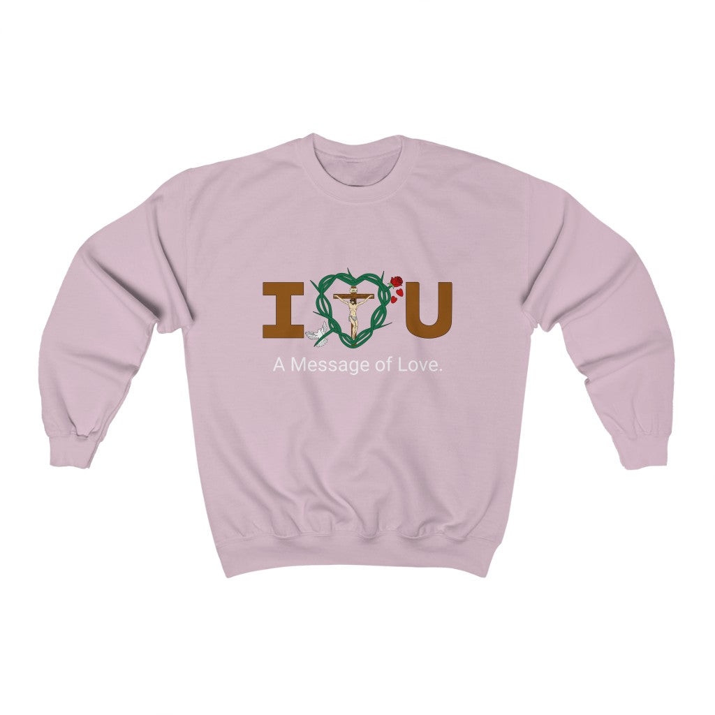 Message of Love, WWT Adult Unisex Heavy Blend™ Crewneck Sweatshirt