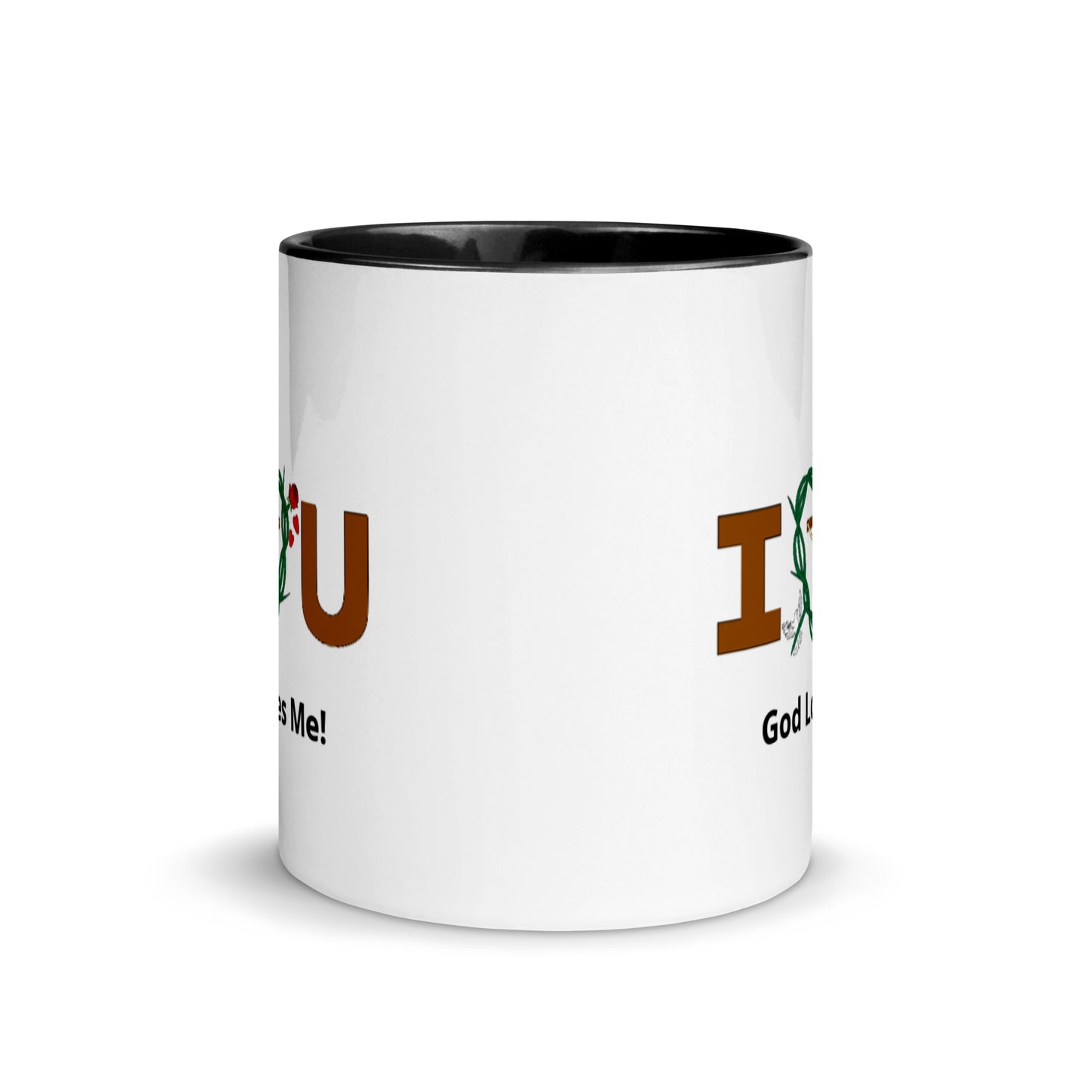 Message of Love - God Loves Me! Mug with Color Inside