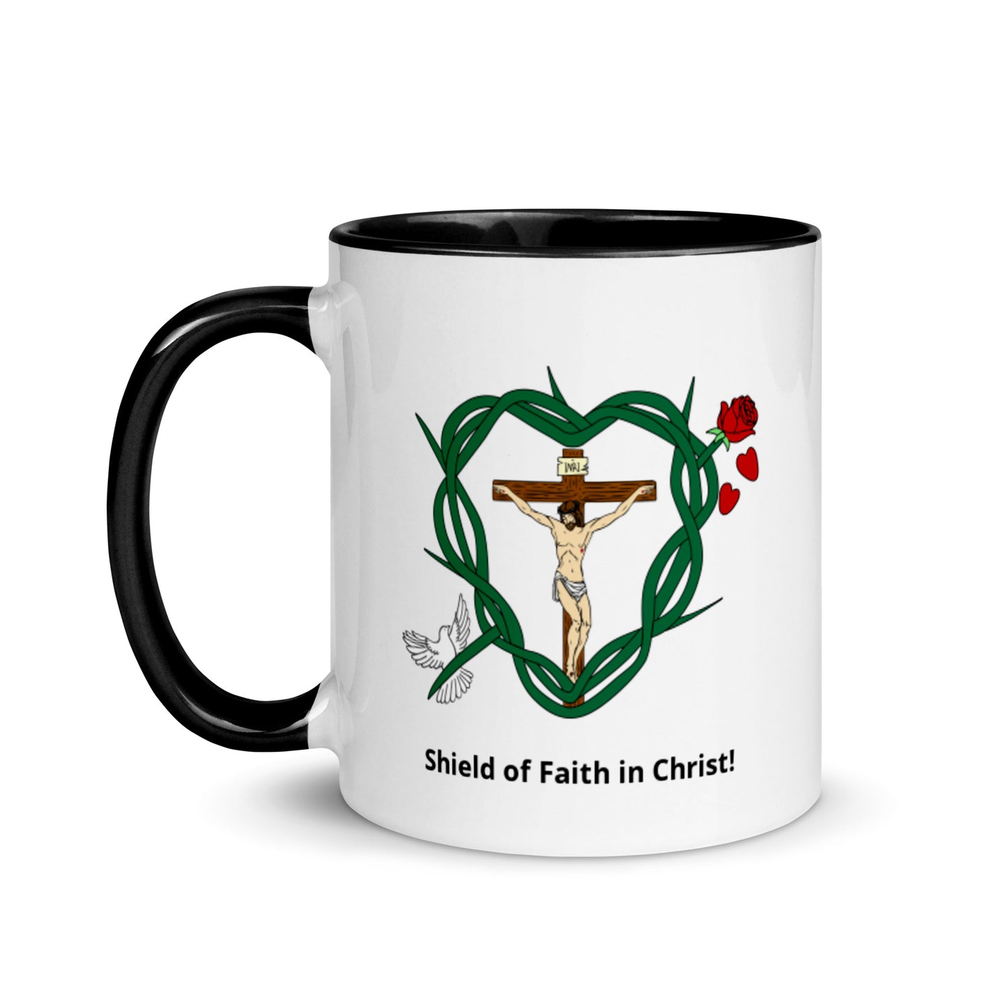 Our Shield Mug with Color Inside