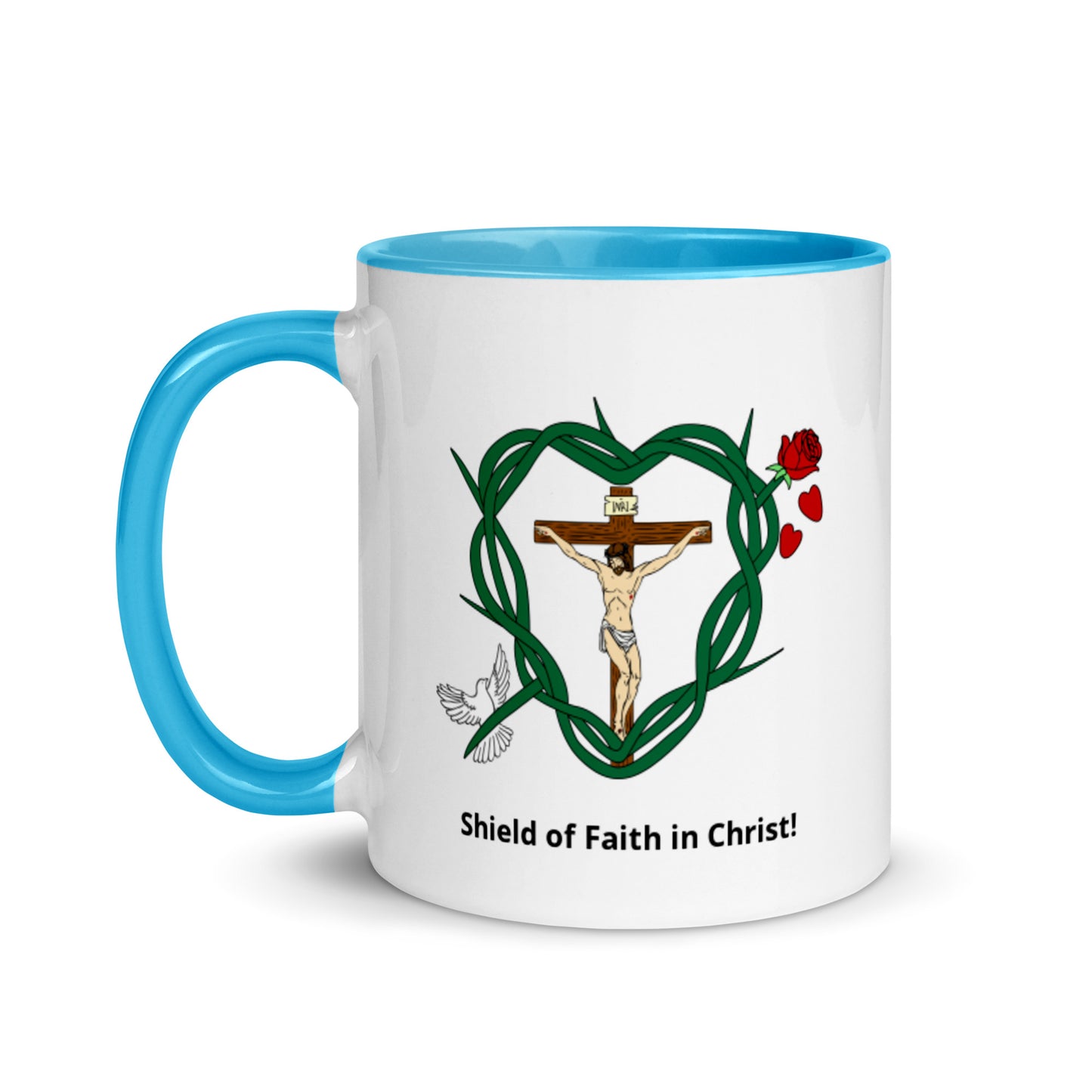 Our Shield Mug with Color Inside