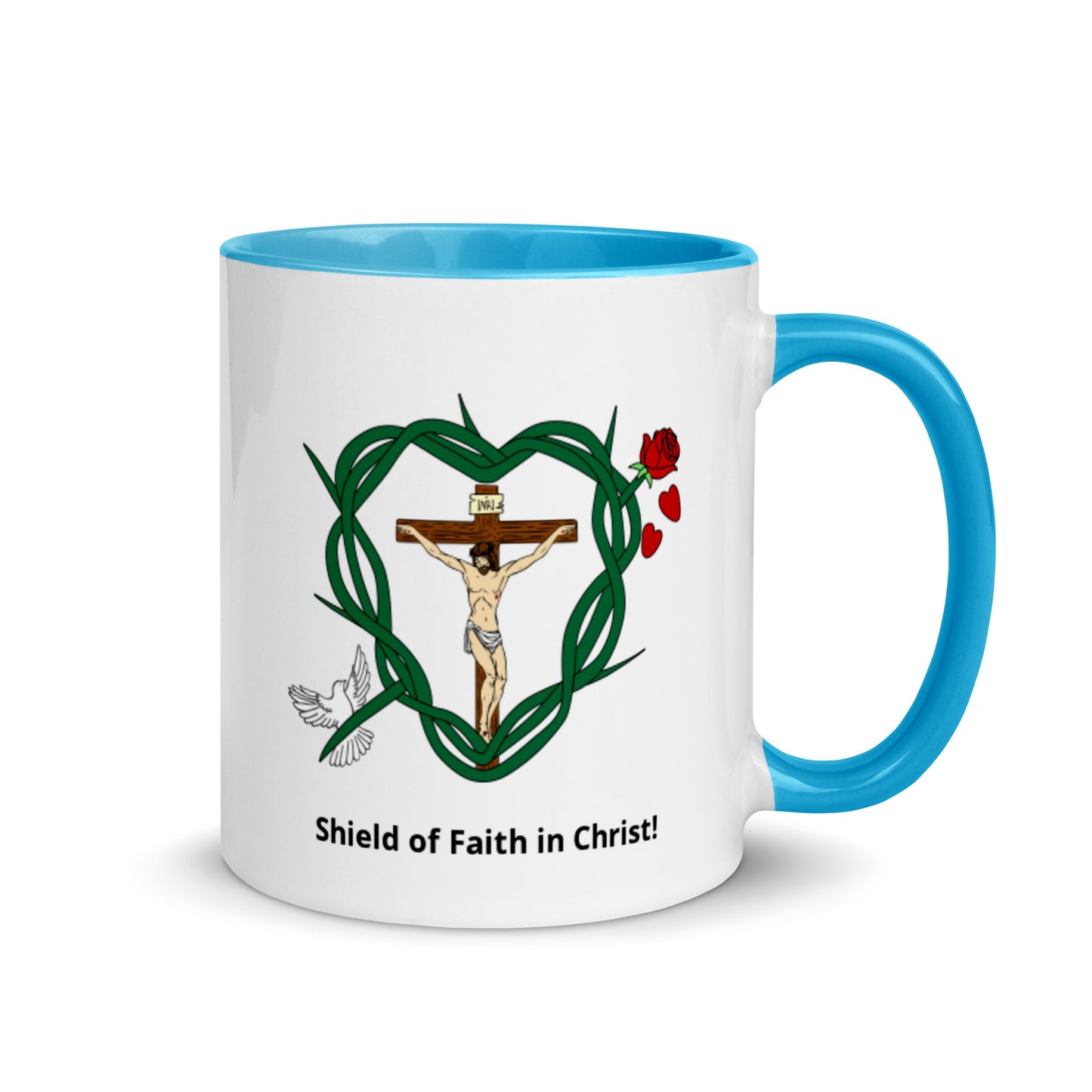 Our Shield Mug with Color Inside