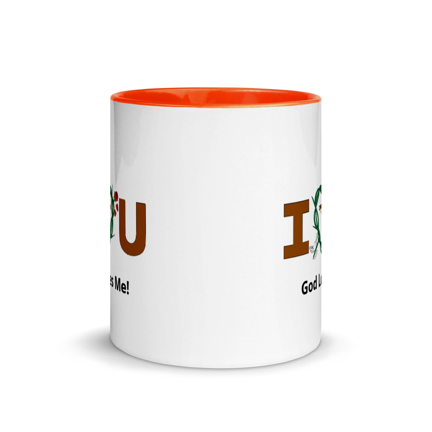 Message of Love - God Loves Me! Mug with Color Inside