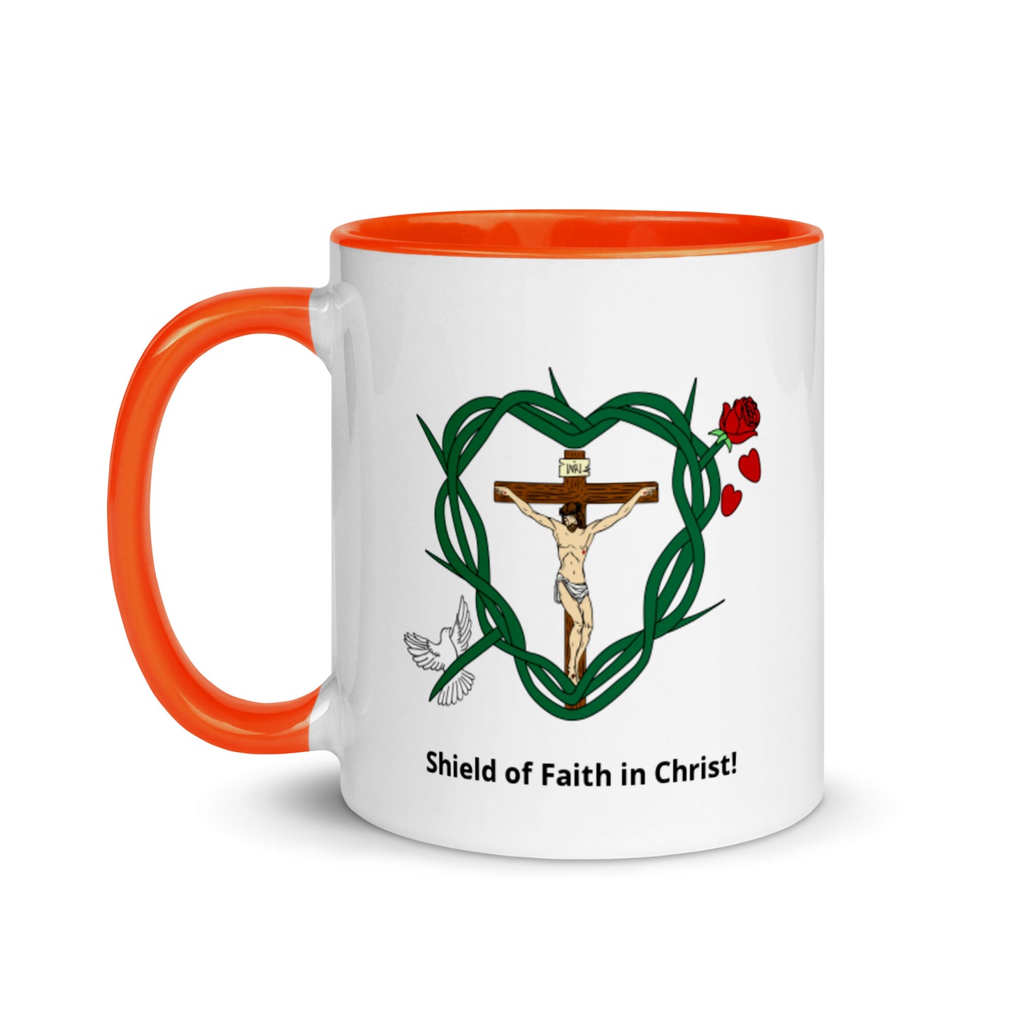 Our Shield Mug with Color Inside