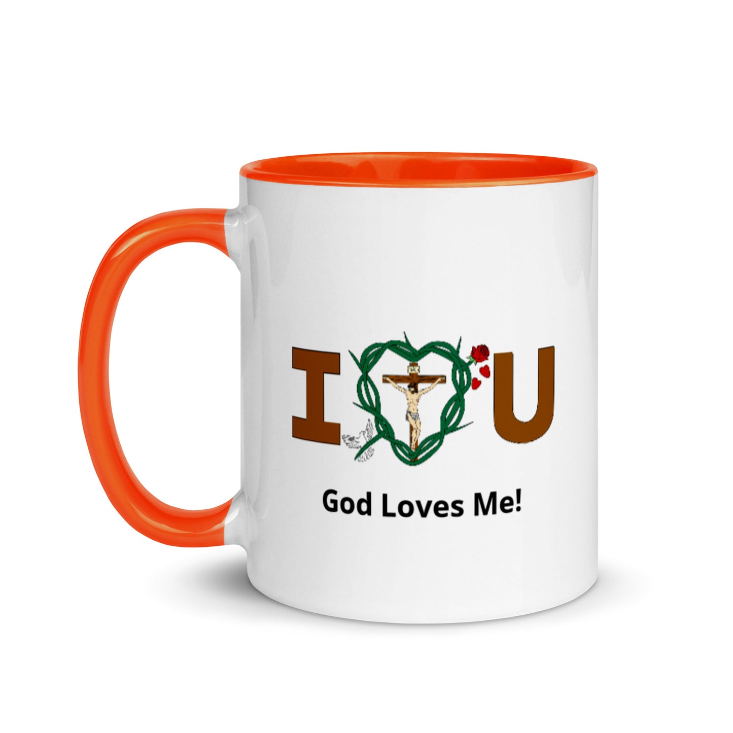 Message of Love - God Loves Me! Mug with Color Inside