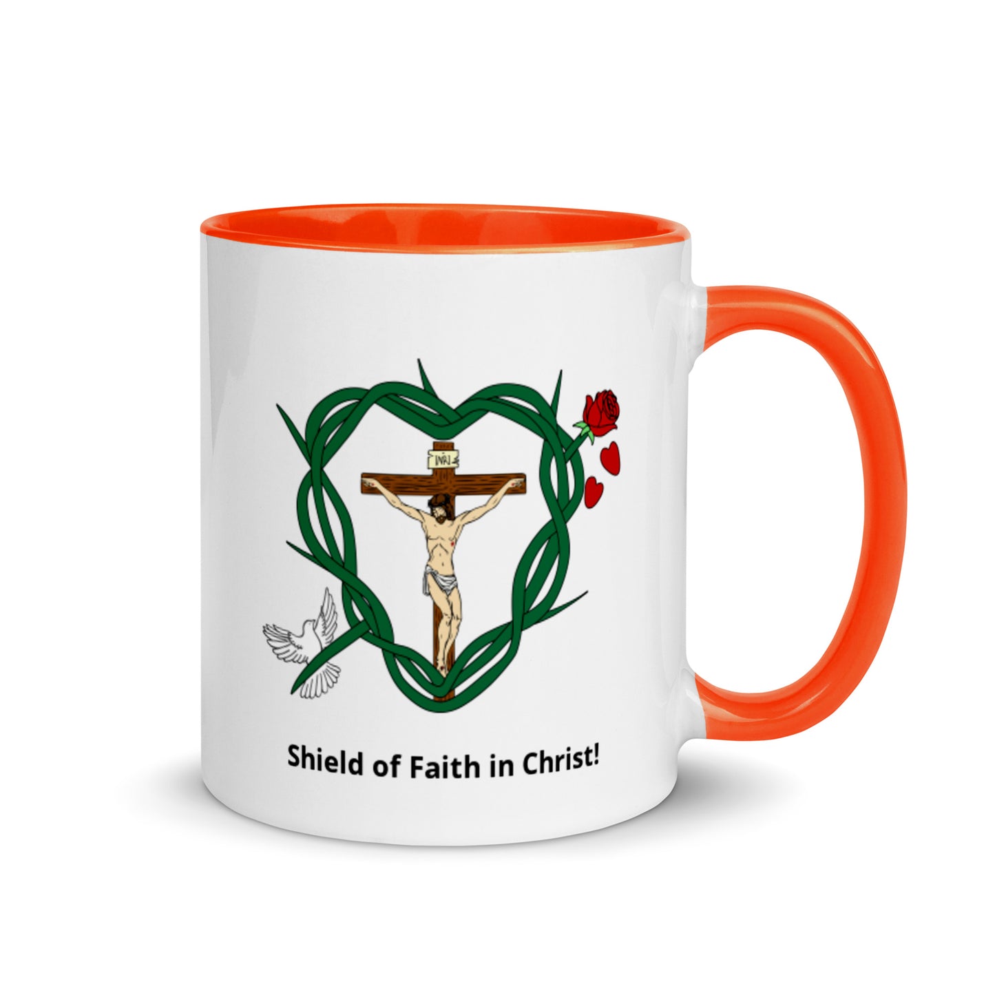 Our Shield Mug with Color Inside