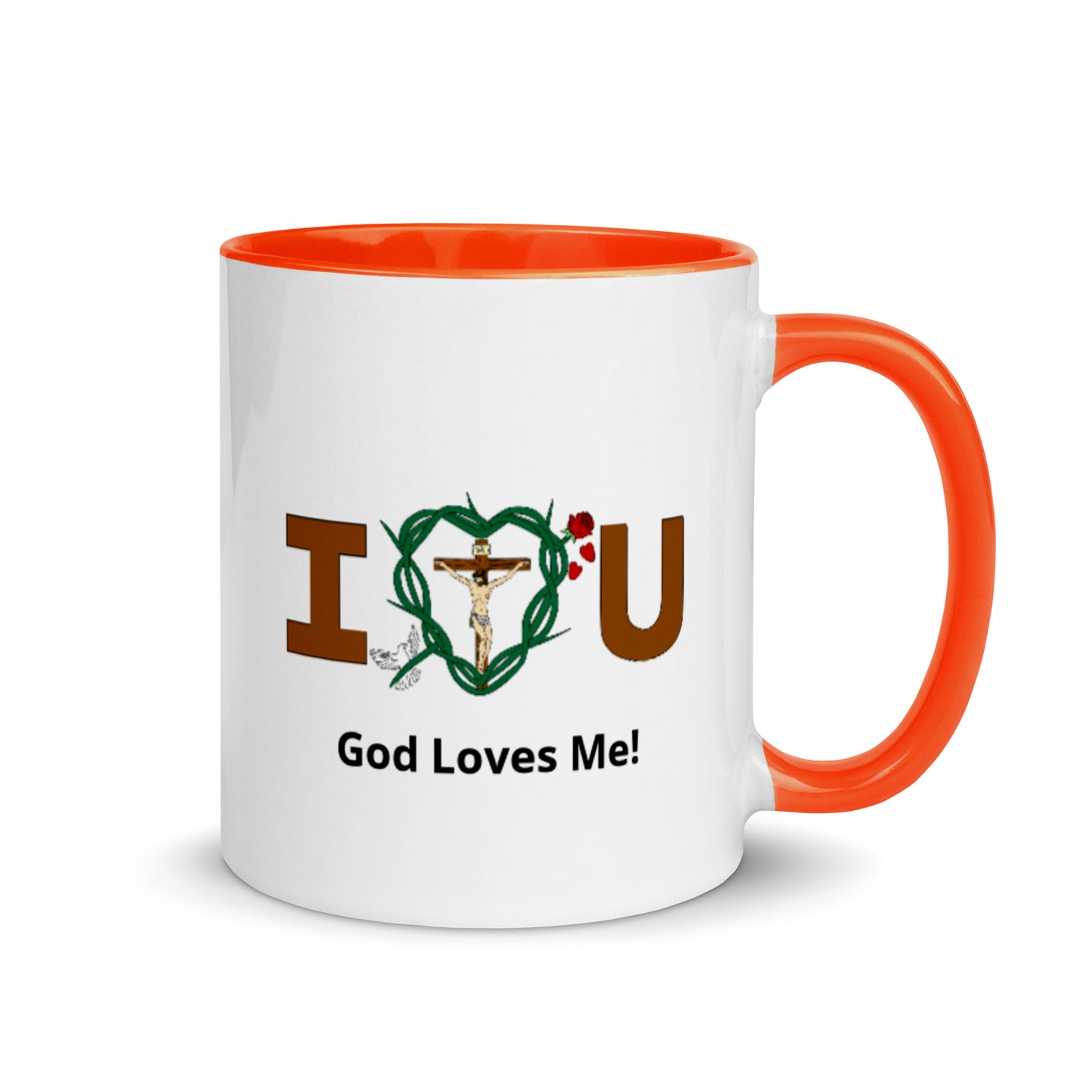 Message of Love - God Loves Me! Mug with Color Inside