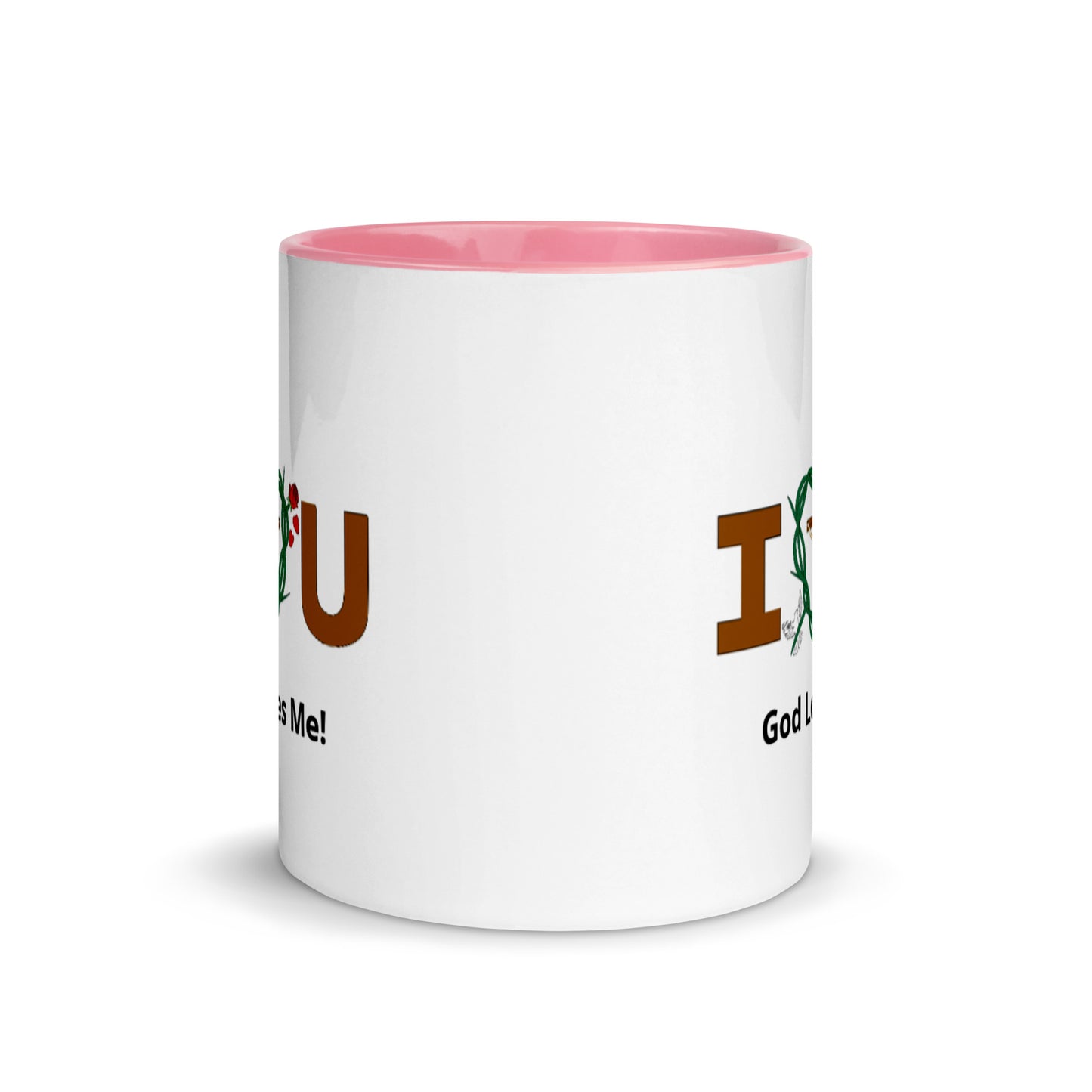 Message of Love - God Loves Me! Mug with Color Inside