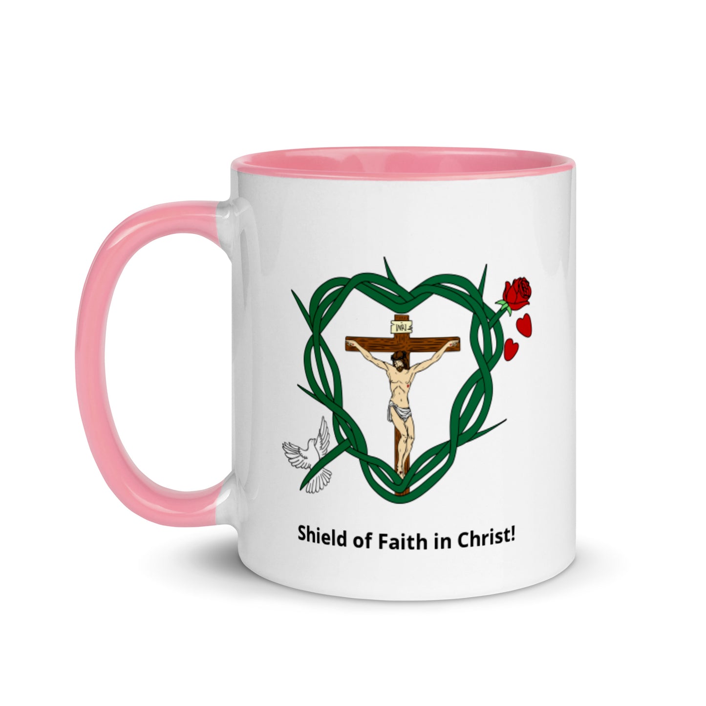 Our Shield Mug with Color Inside