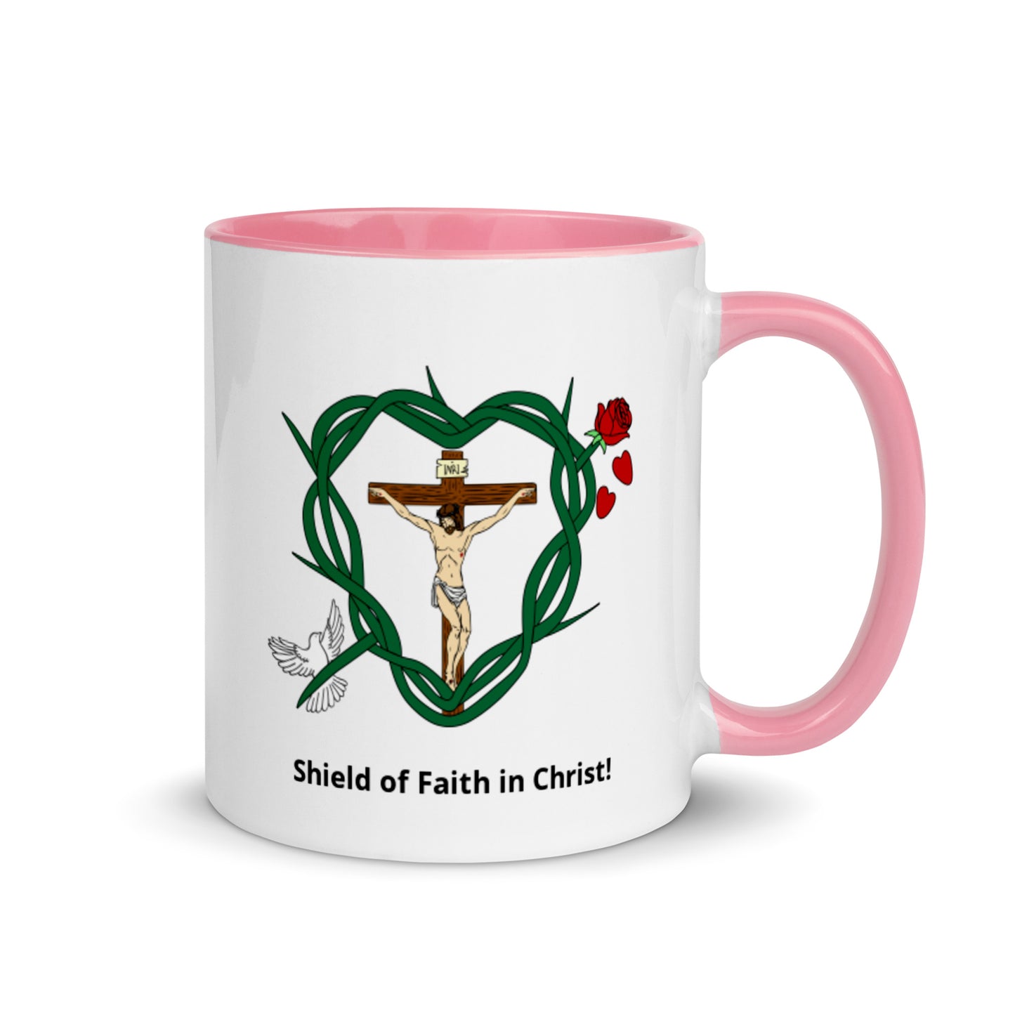 Our Shield Mug with Color Inside