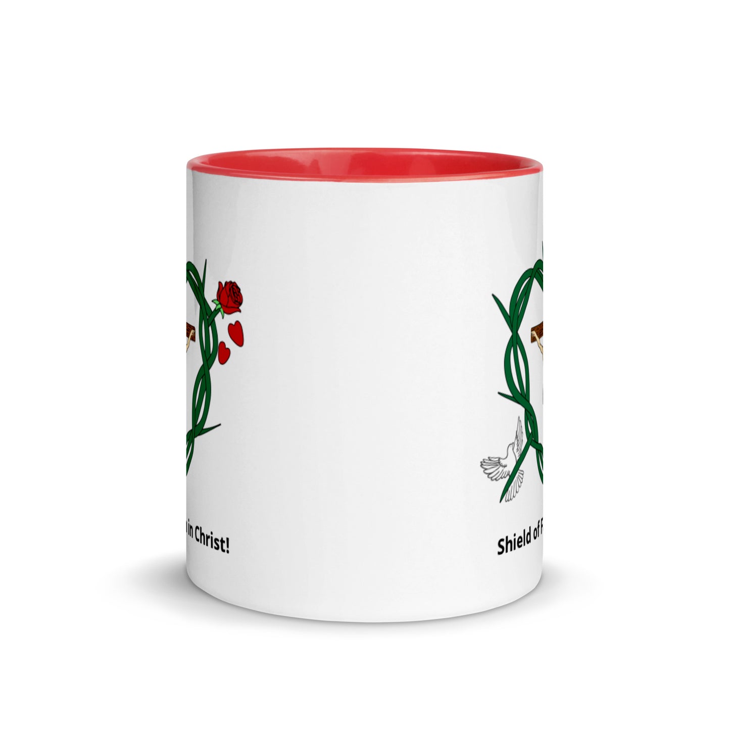 Our Shield Mug with Color Inside