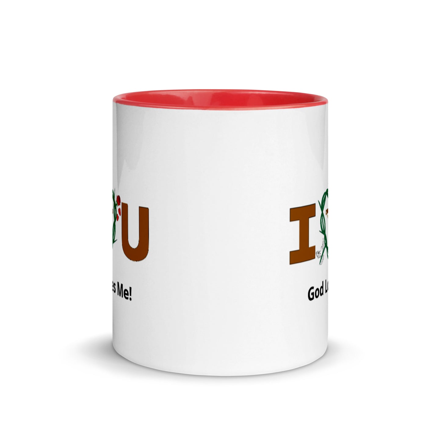 Message of Love - God Loves Me! Mug with Color Inside