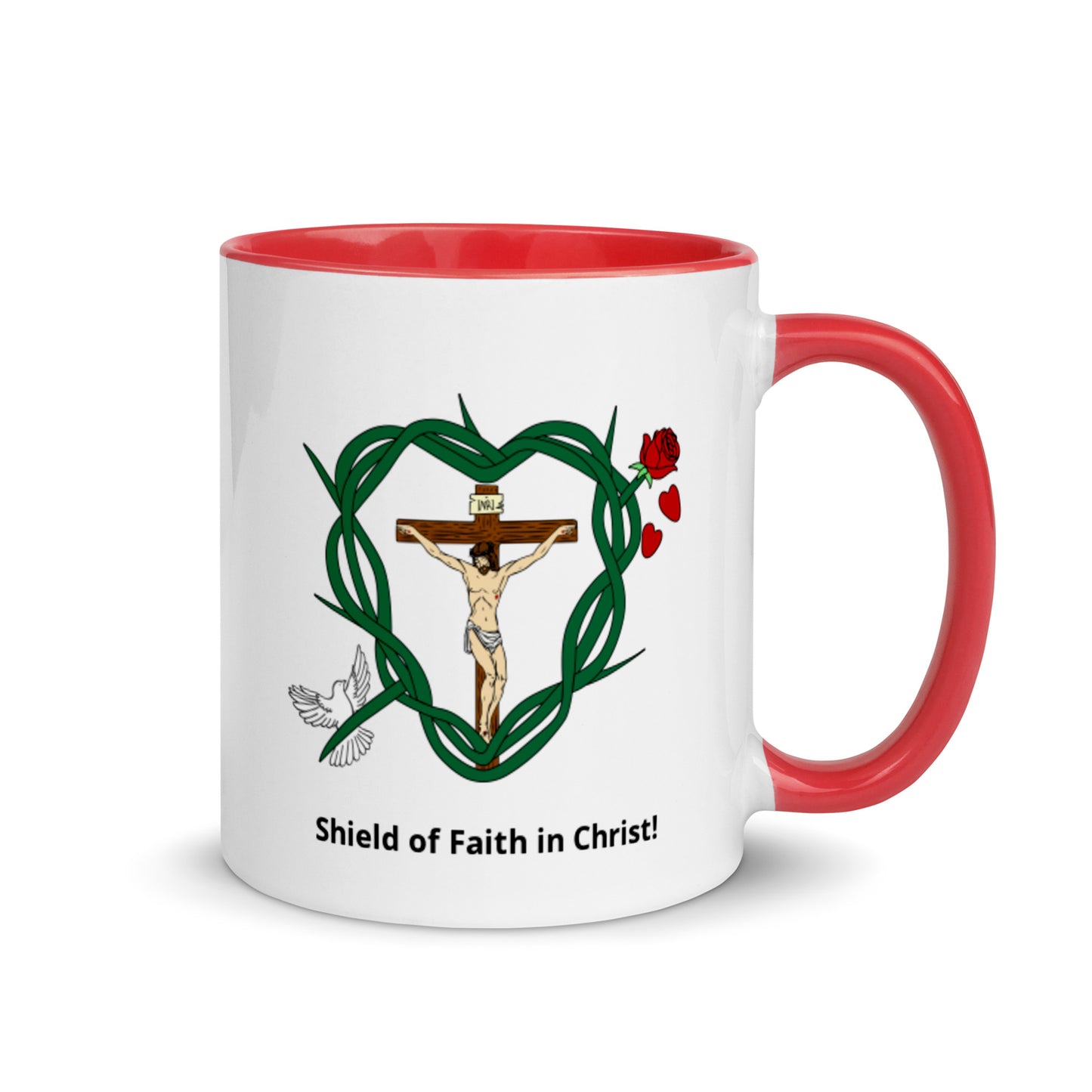 Our Shield Mug with Color Inside