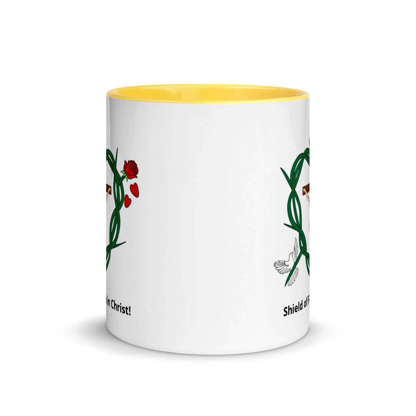 Our Shield Mug with Color Inside