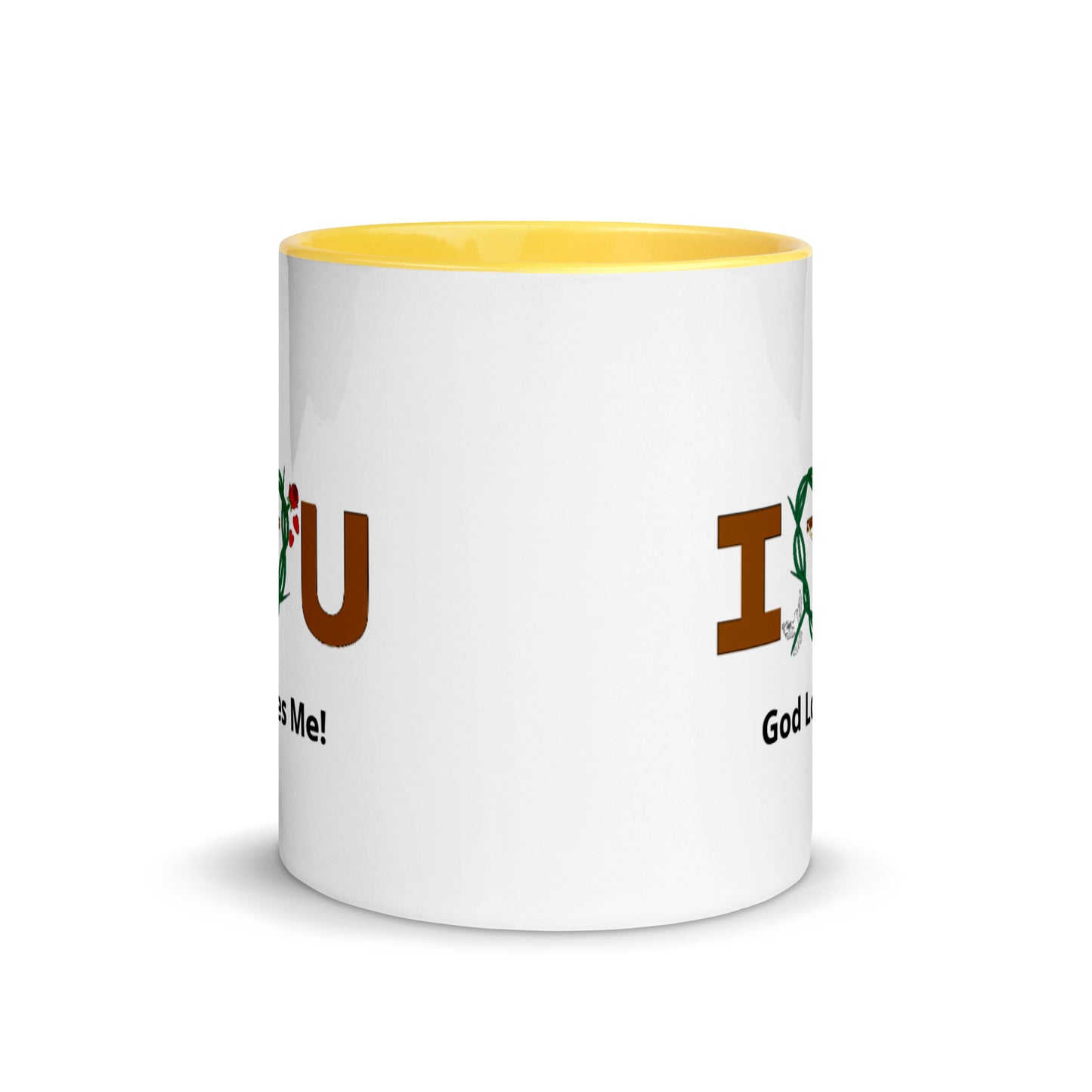 Message of Love - God Loves Me! Mug with Color Inside