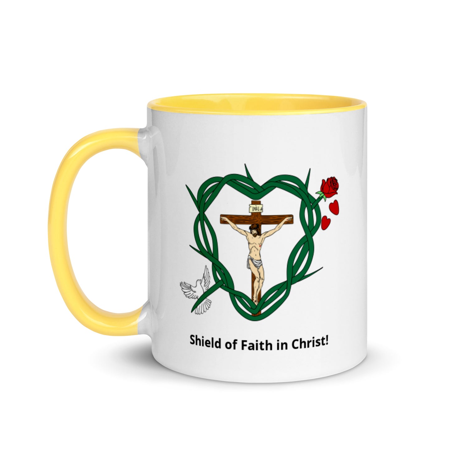 Our Shield Mug with Color Inside