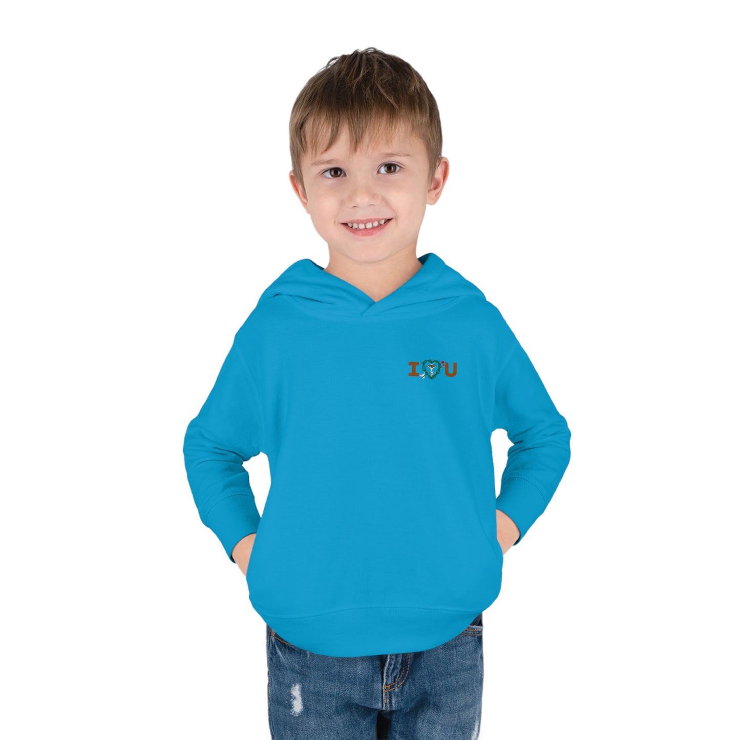 Message of Love, S Toddler Pullover Fleece Hoodie