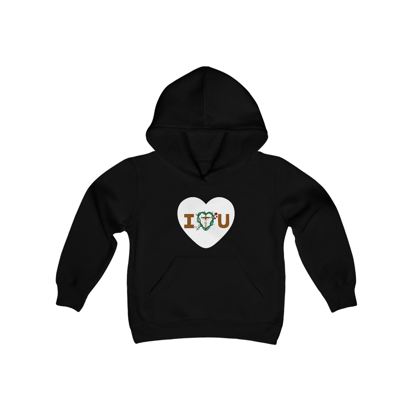 Message of Love, Heart Youth Hooded Sweatshirt