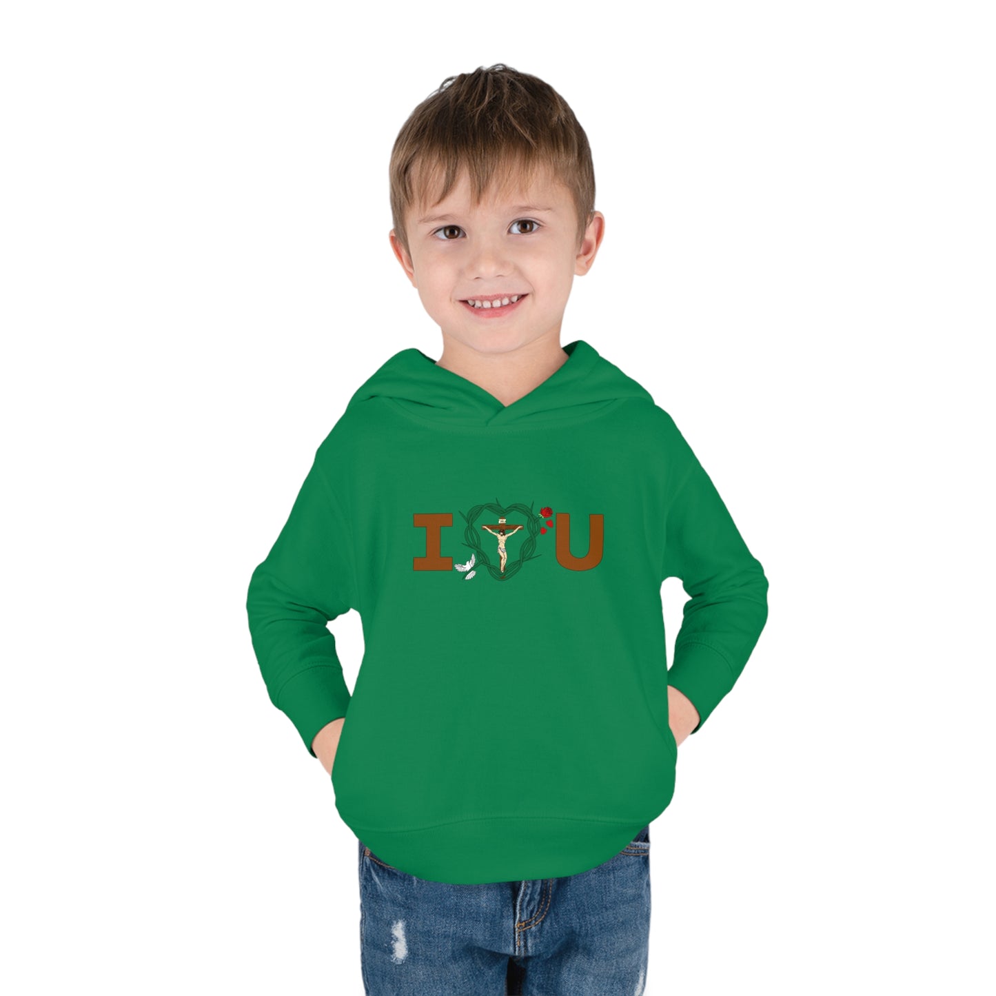 Message of Love, C Toddler Pullover Fleece Hoodie