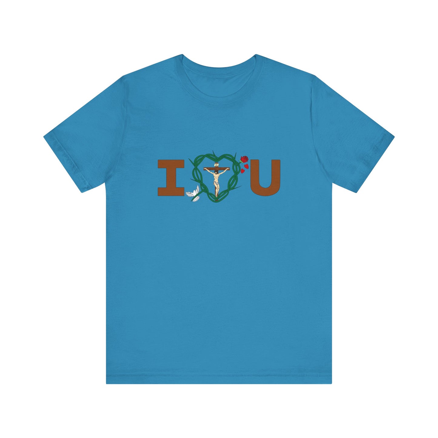 Message of Love, Adult Unisex Jersey Short Sleeve Tee