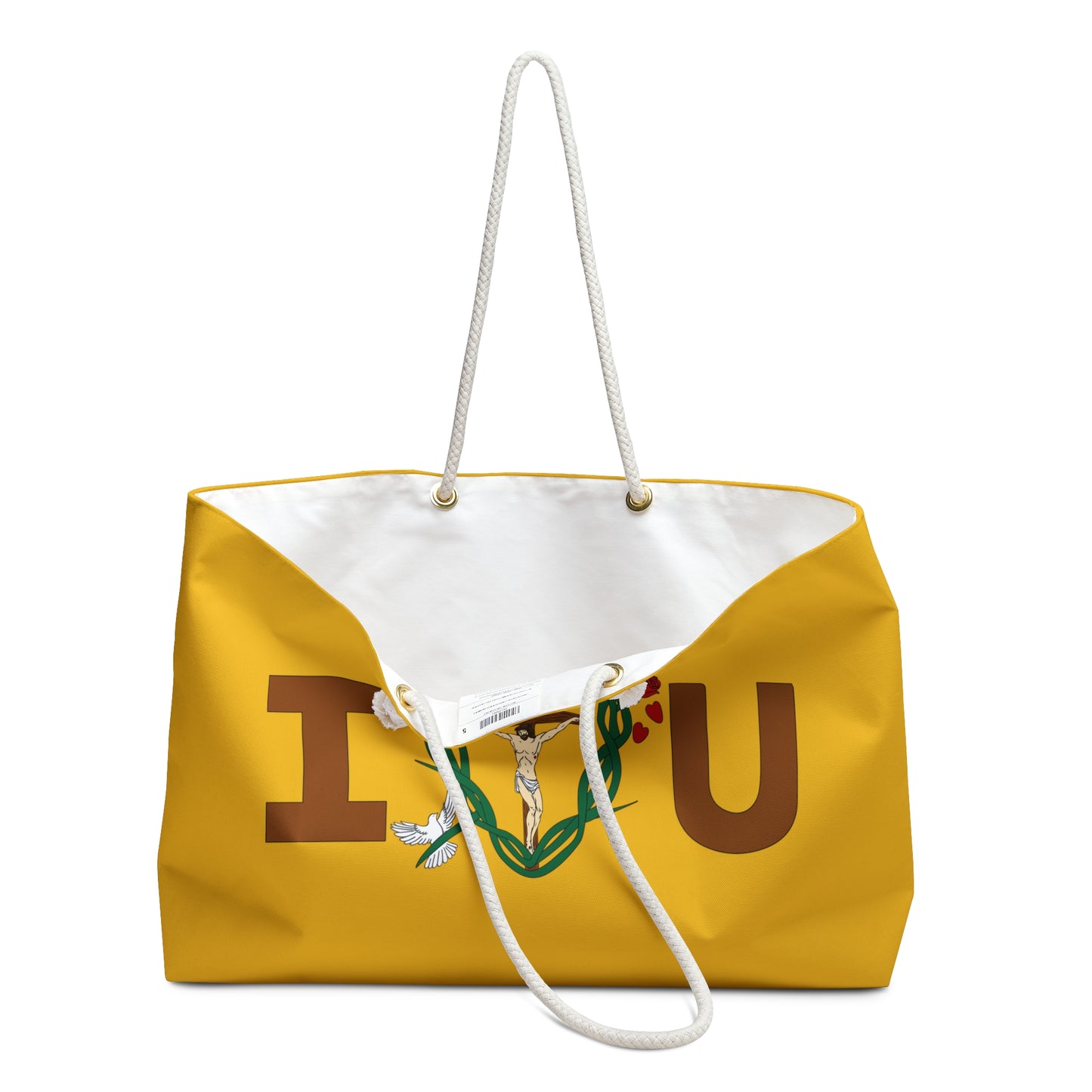 A Message of Love, DSP Yellow Weekender Bag