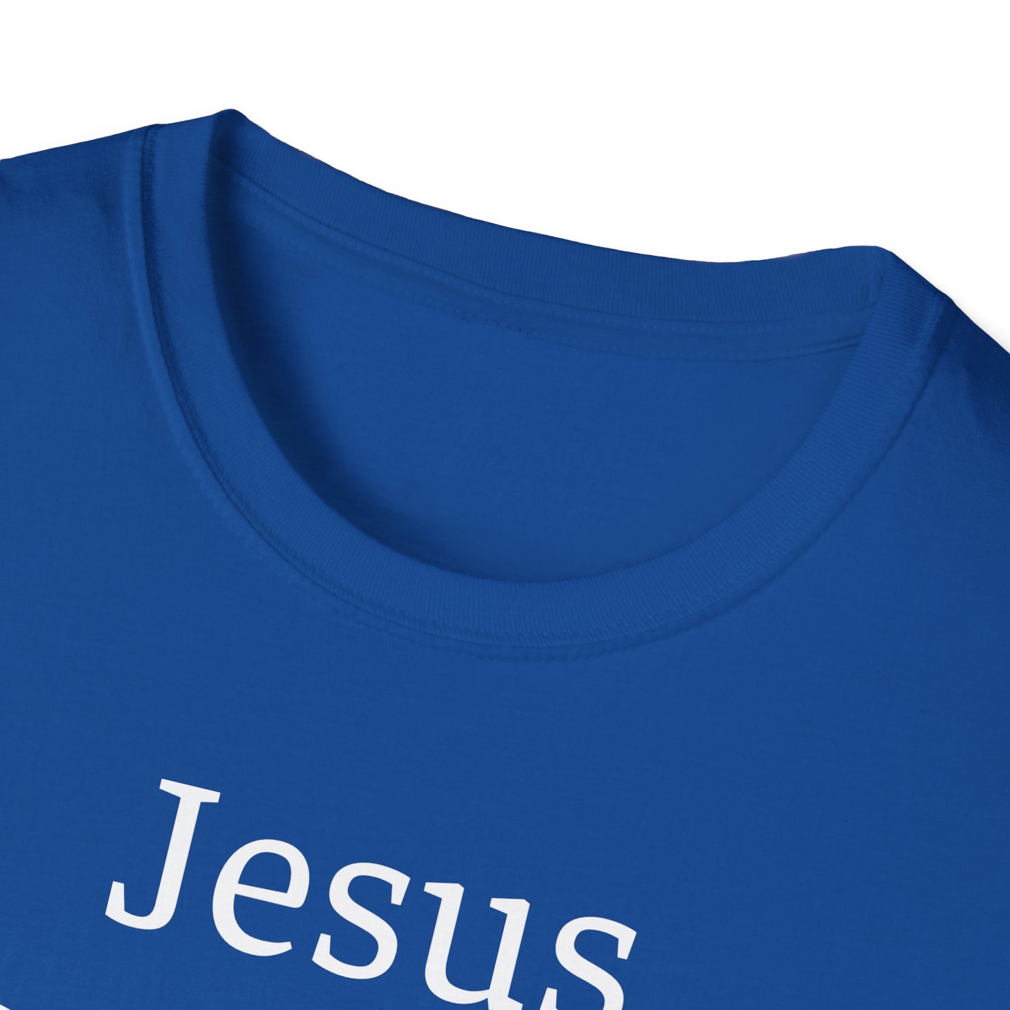 Jesus is and has the answer. Adult Unisex Soft-style T-Shirt