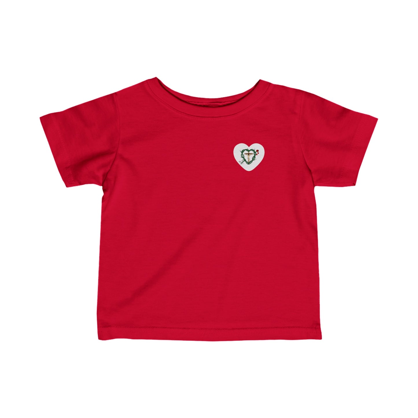 Our Shield S-Heart Infant Fine Jersey Tee