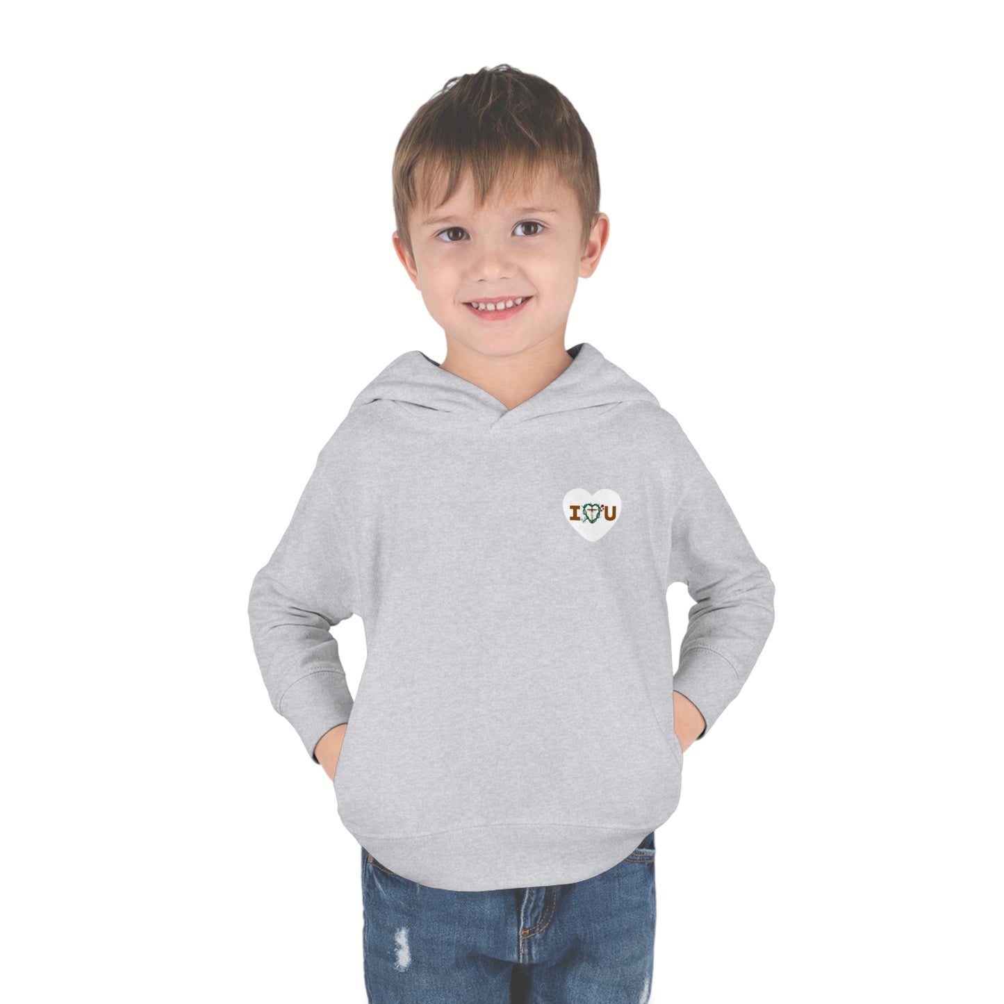 Message of Love, SH Toddler Pullover Fleece Hoodie