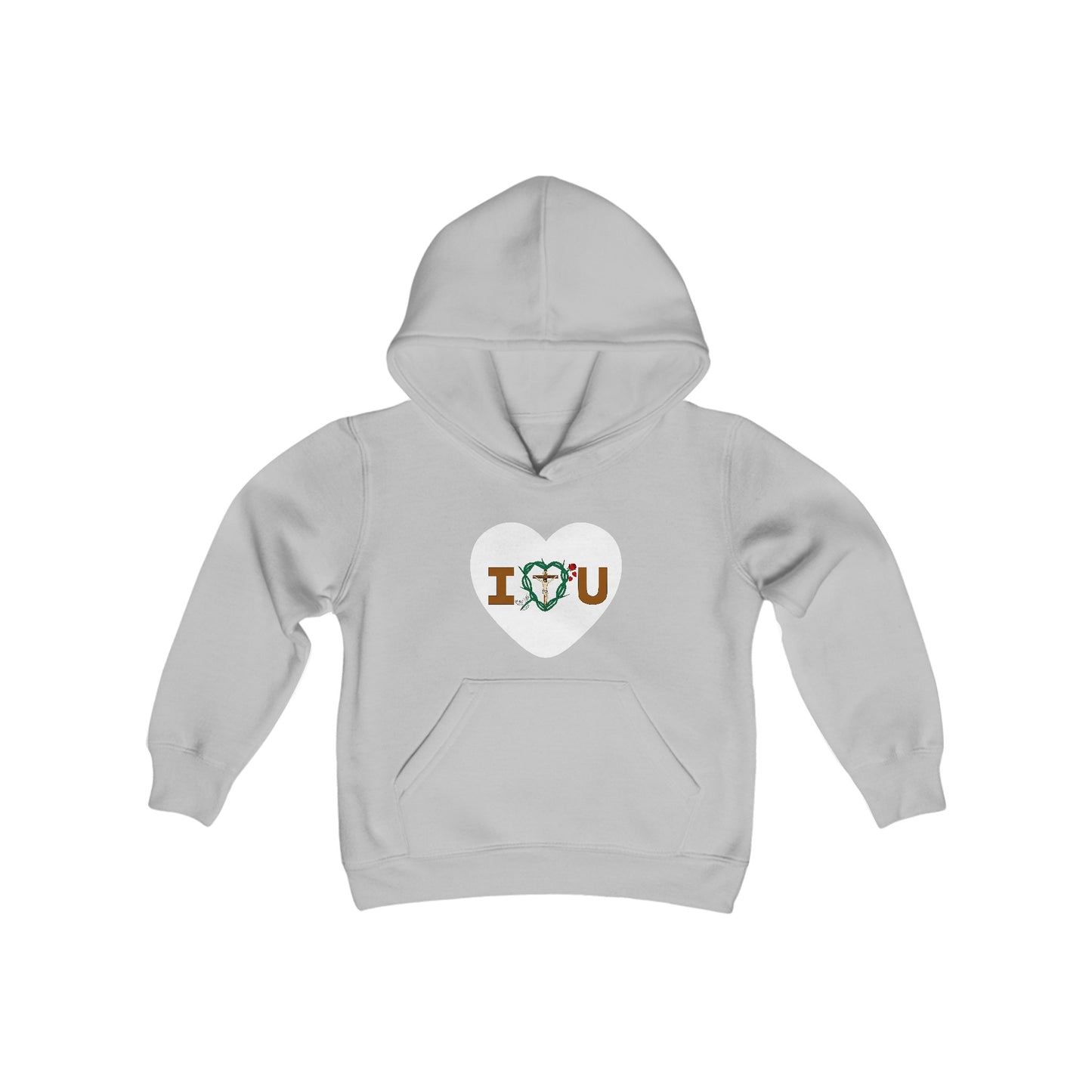 Message of Love, Heart Youth Hooded Sweatshirt