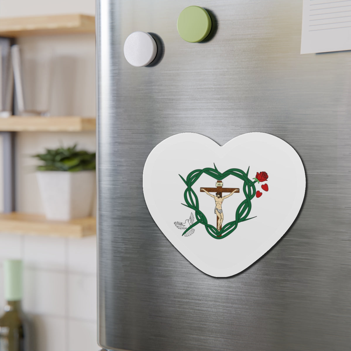 Our Shield Heart Magnets