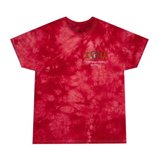 Message of Love, SWT Tie-Dye Tee, Crystal