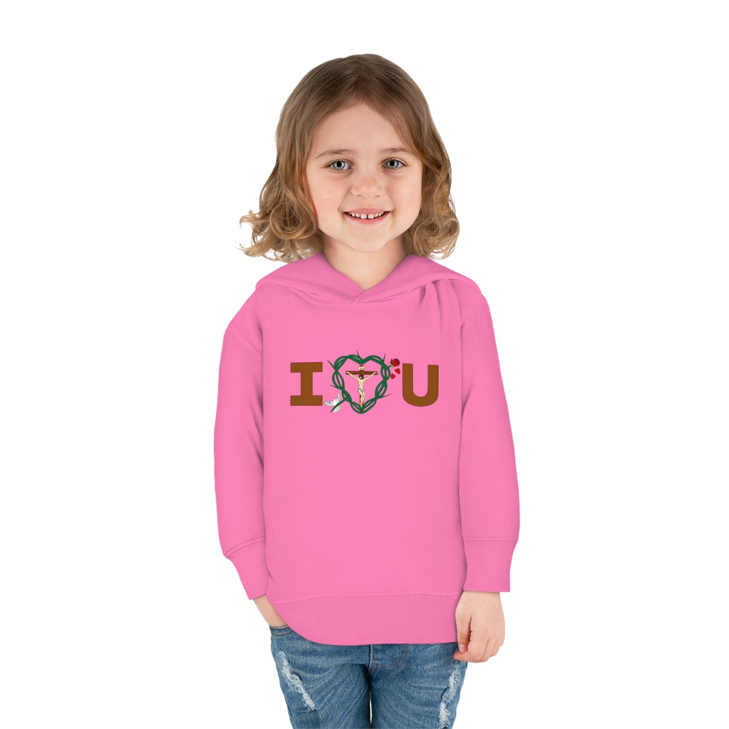 Message of Love, C Toddler Pullover Fleece Hoodie