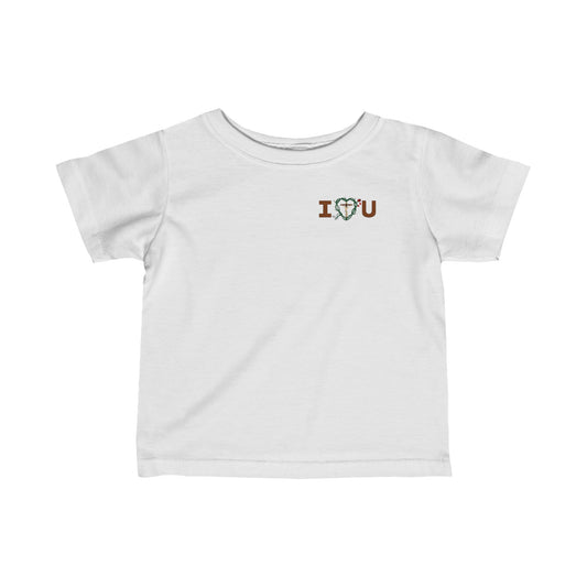 Message of Love, S Infant Fine Jersey Tee