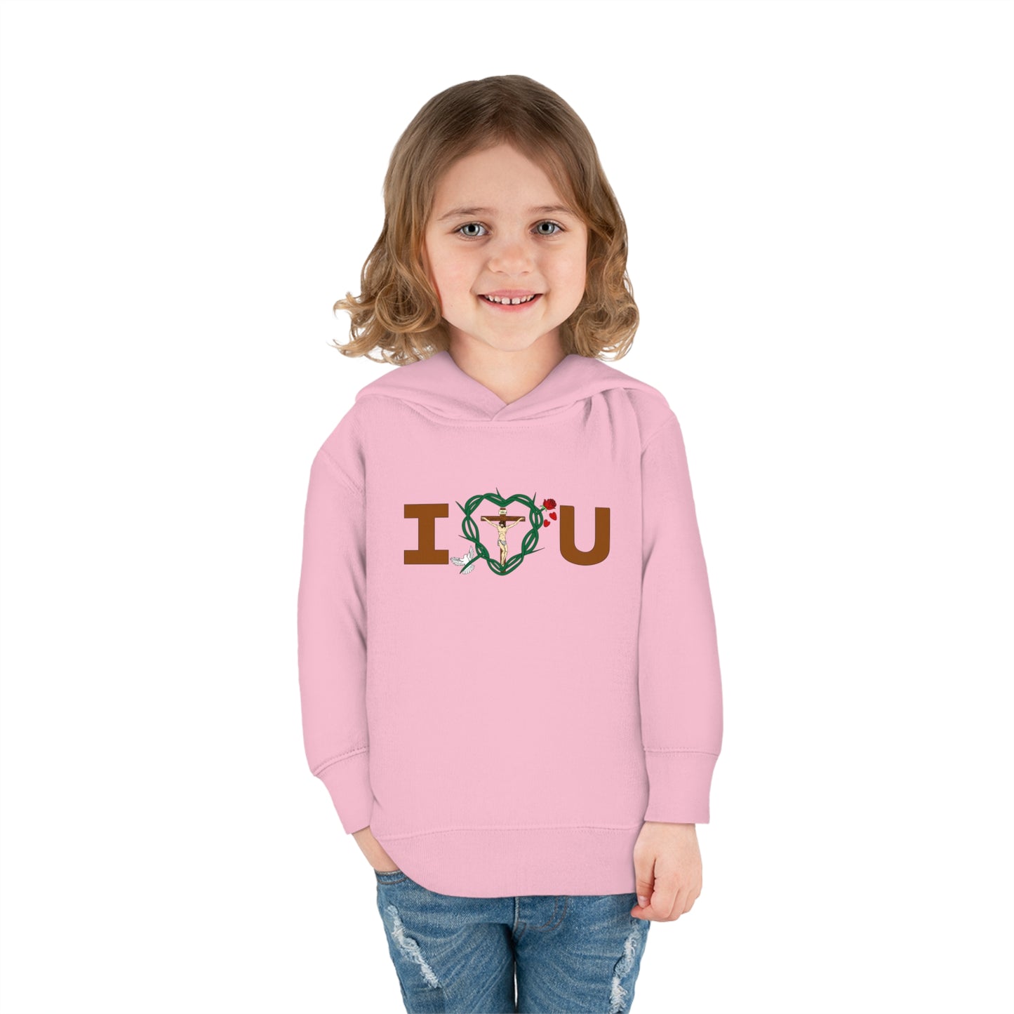 Message of Love, C Toddler Pullover Fleece Hoodie