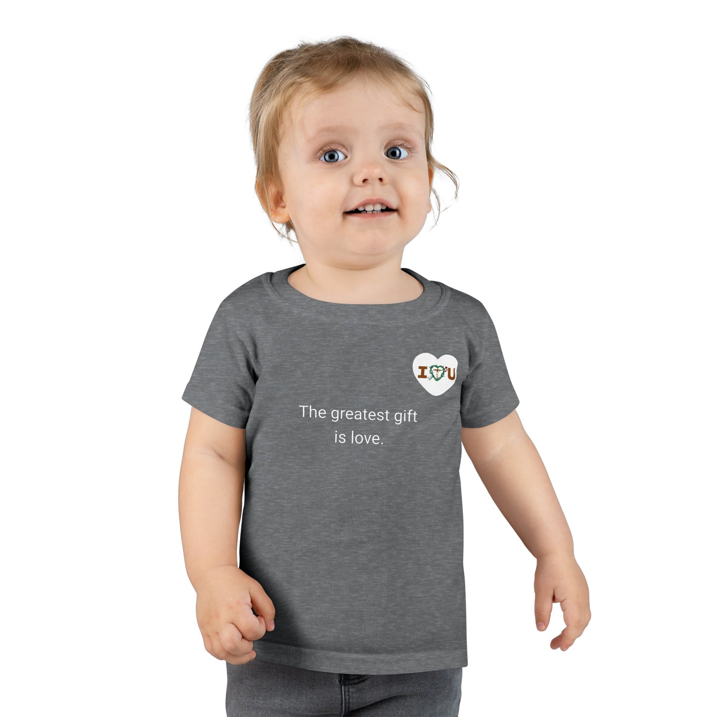 A Message of Love Heart SWT Toddler T-shirt