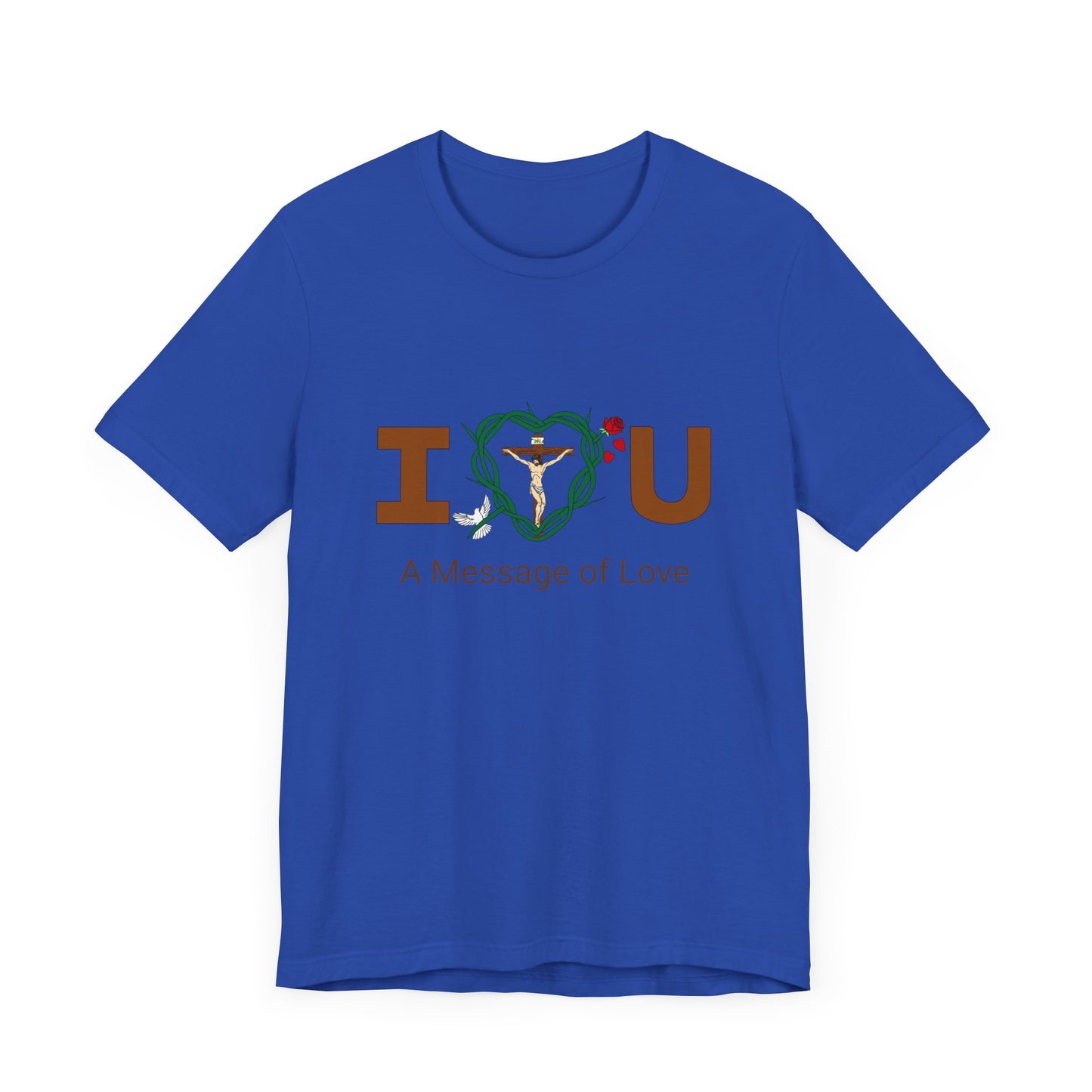 Message of Love, WT Adult Unisex Jersey Short Sleeve Tee