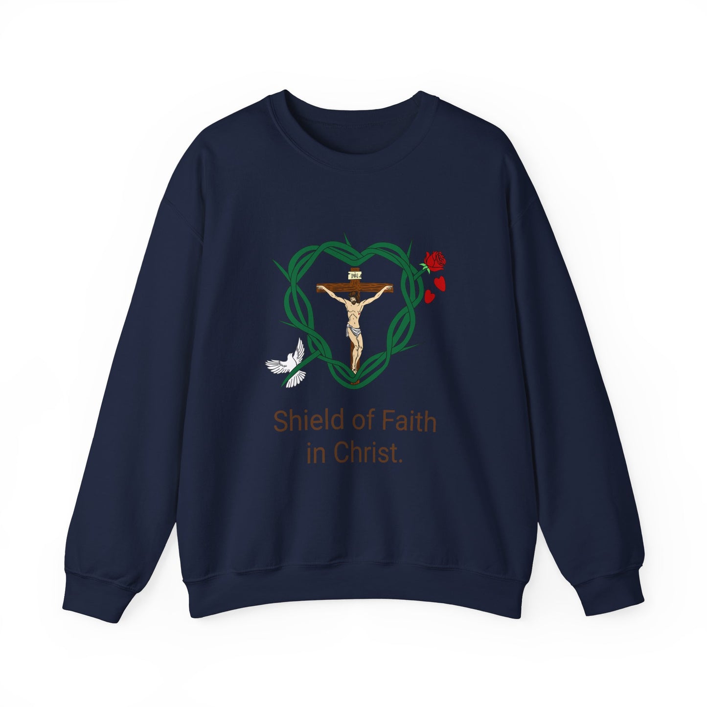 Our Shield, WBT Adult Unisex Heavy Blend™ Crewneck Sweatshirt