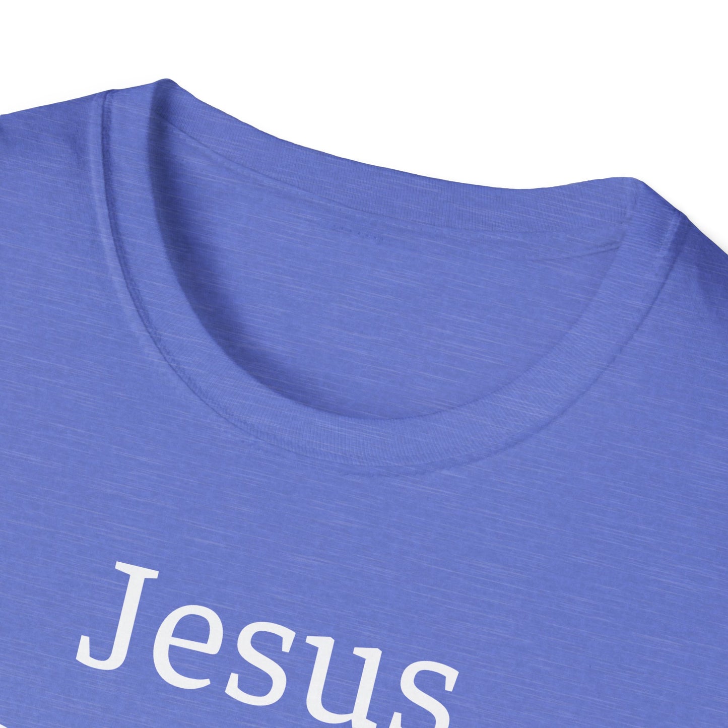 Jesus is and has the answer. Adult Unisex Soft-style T-Shirt