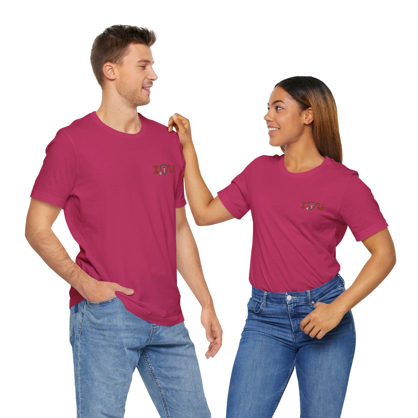 Message of Love, S Adult Unisex Jersey Short Sleeve Tee