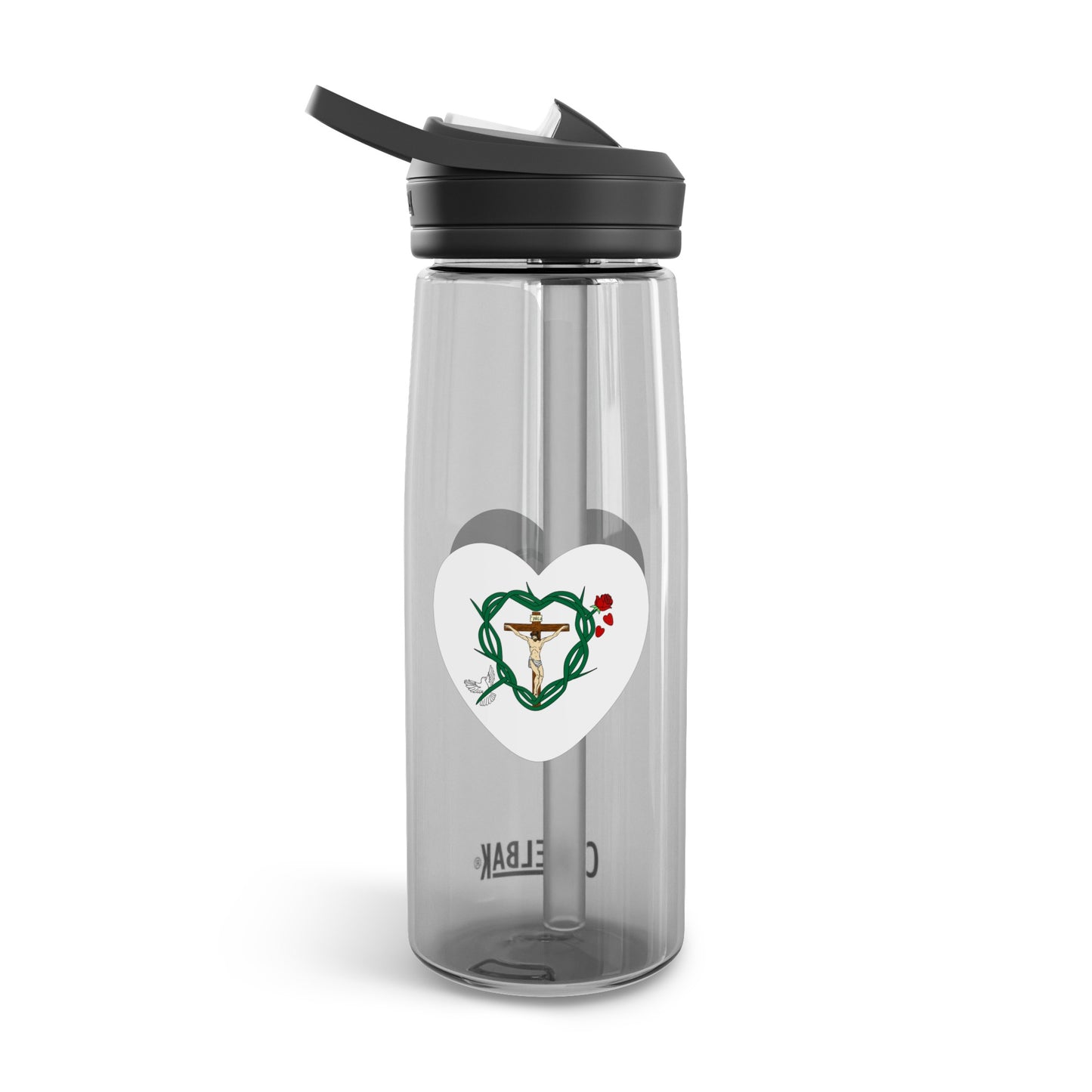 Our Shield SD Heart, CamelBak Eddy®  Water Bottle, 20oz / 25oz