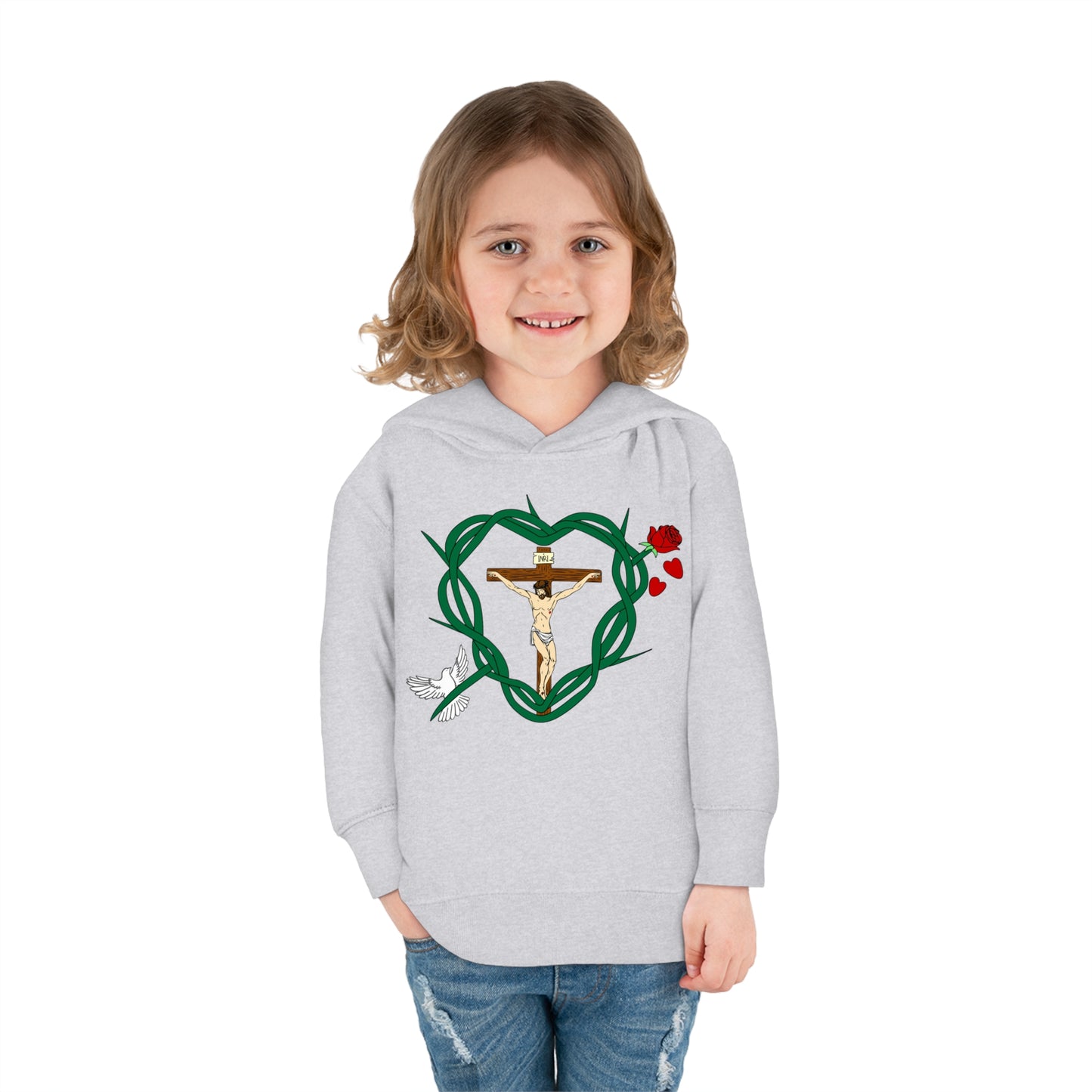 Our Shield, Toddler Pullover Fleece Hoodie