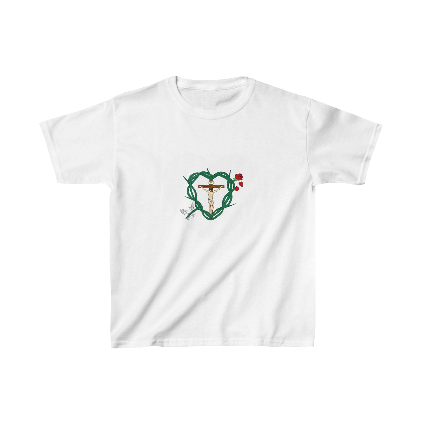 Our Shield Heart Youth Heavy Cotton™ Tee